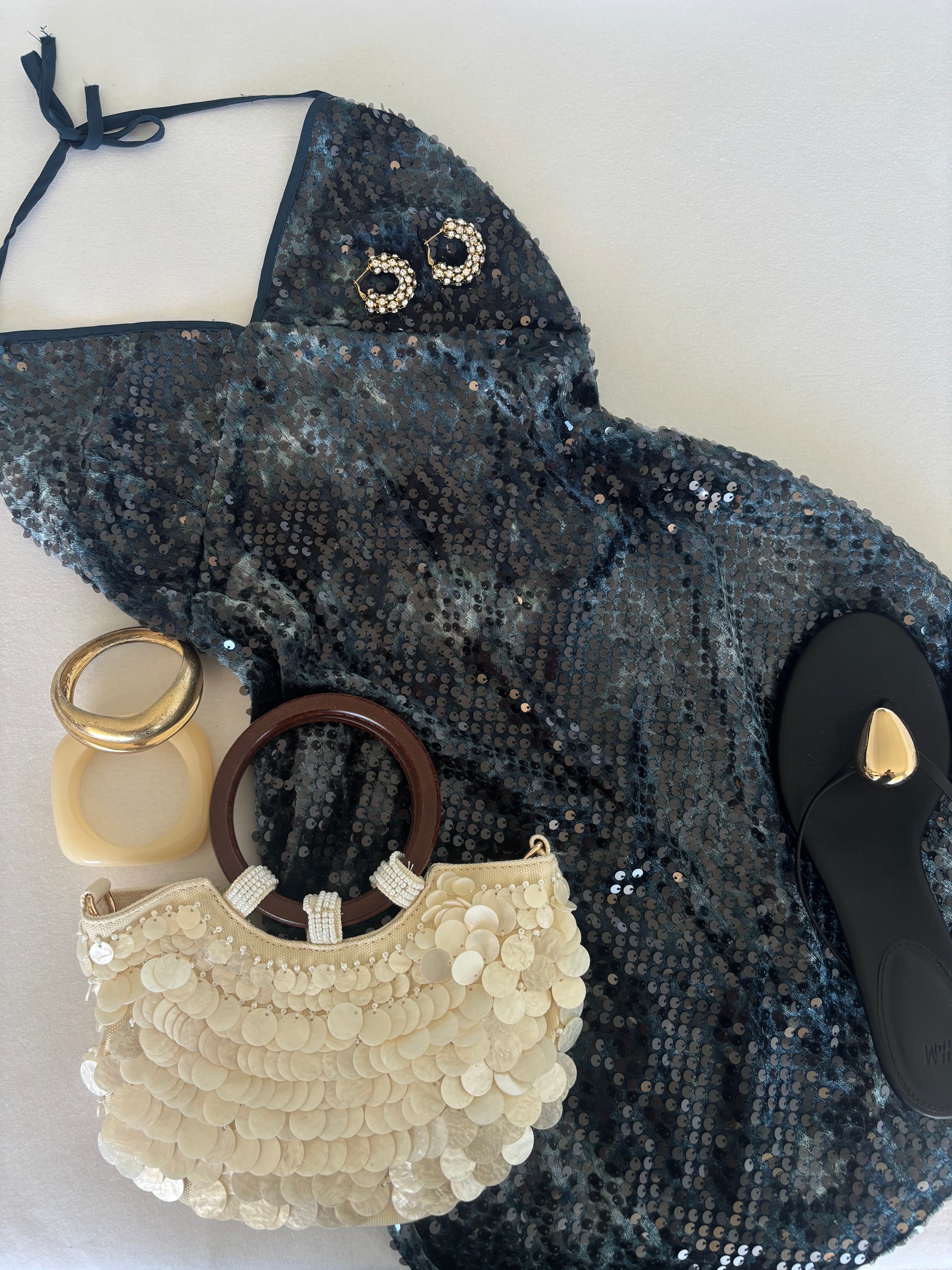 Robe à sequins Zara taille S