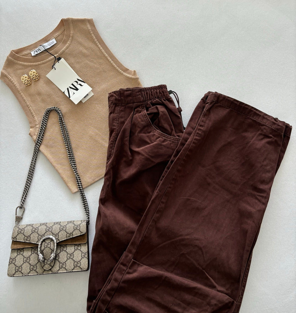 Pantalon parachute Bershka taille XS
