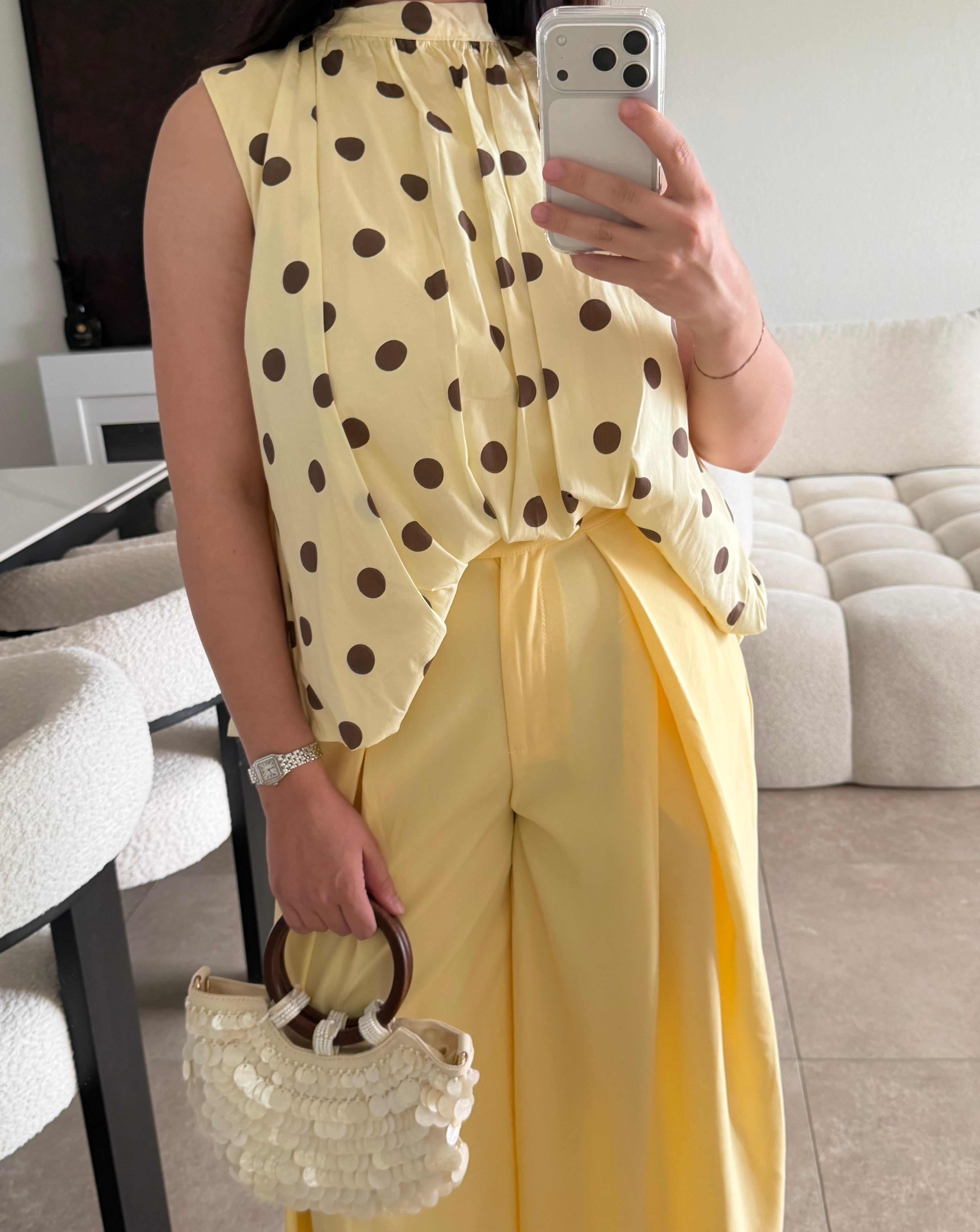 Blouse dos ouvert taille S/M