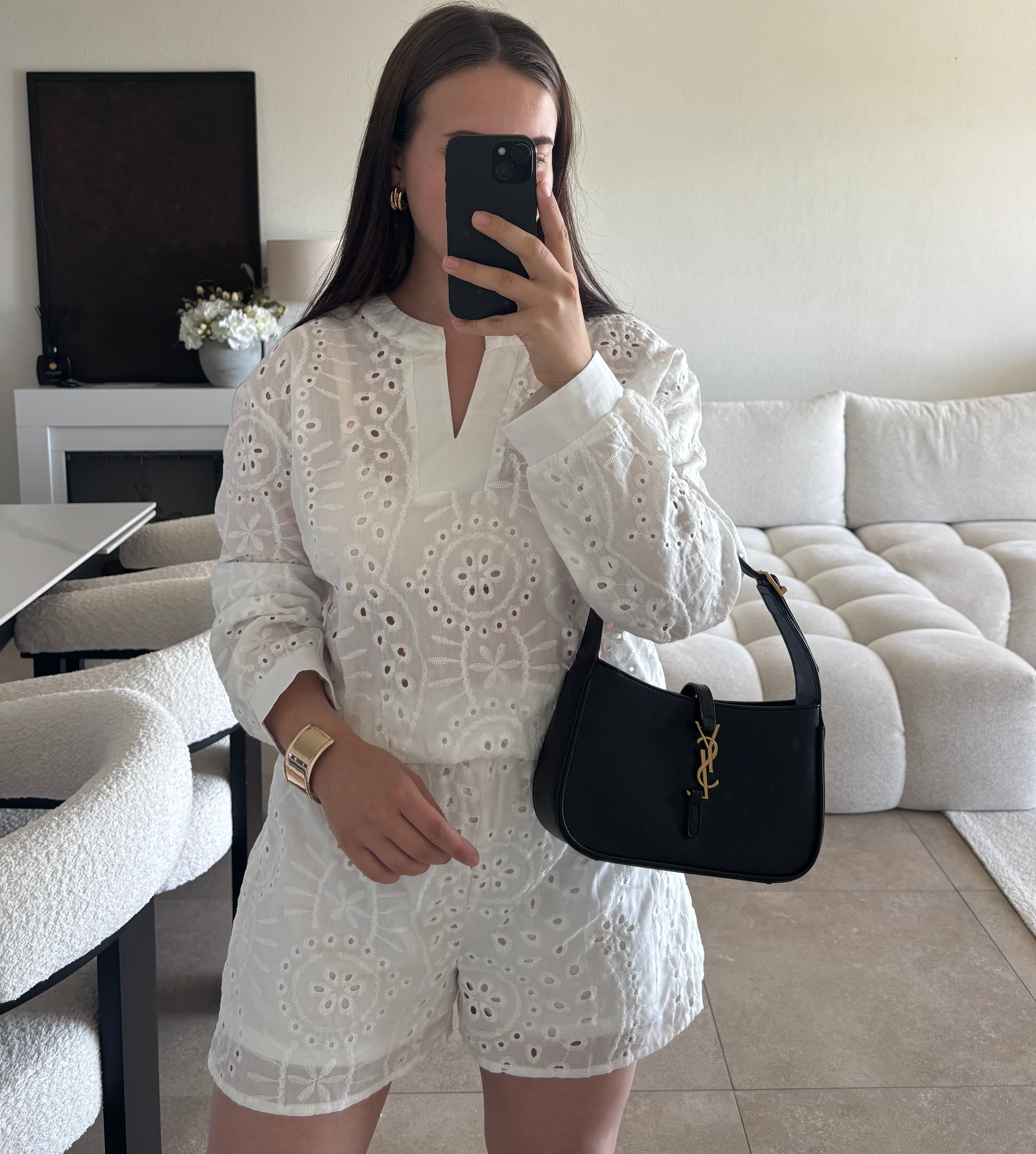 Ensemble blouse& short taille M