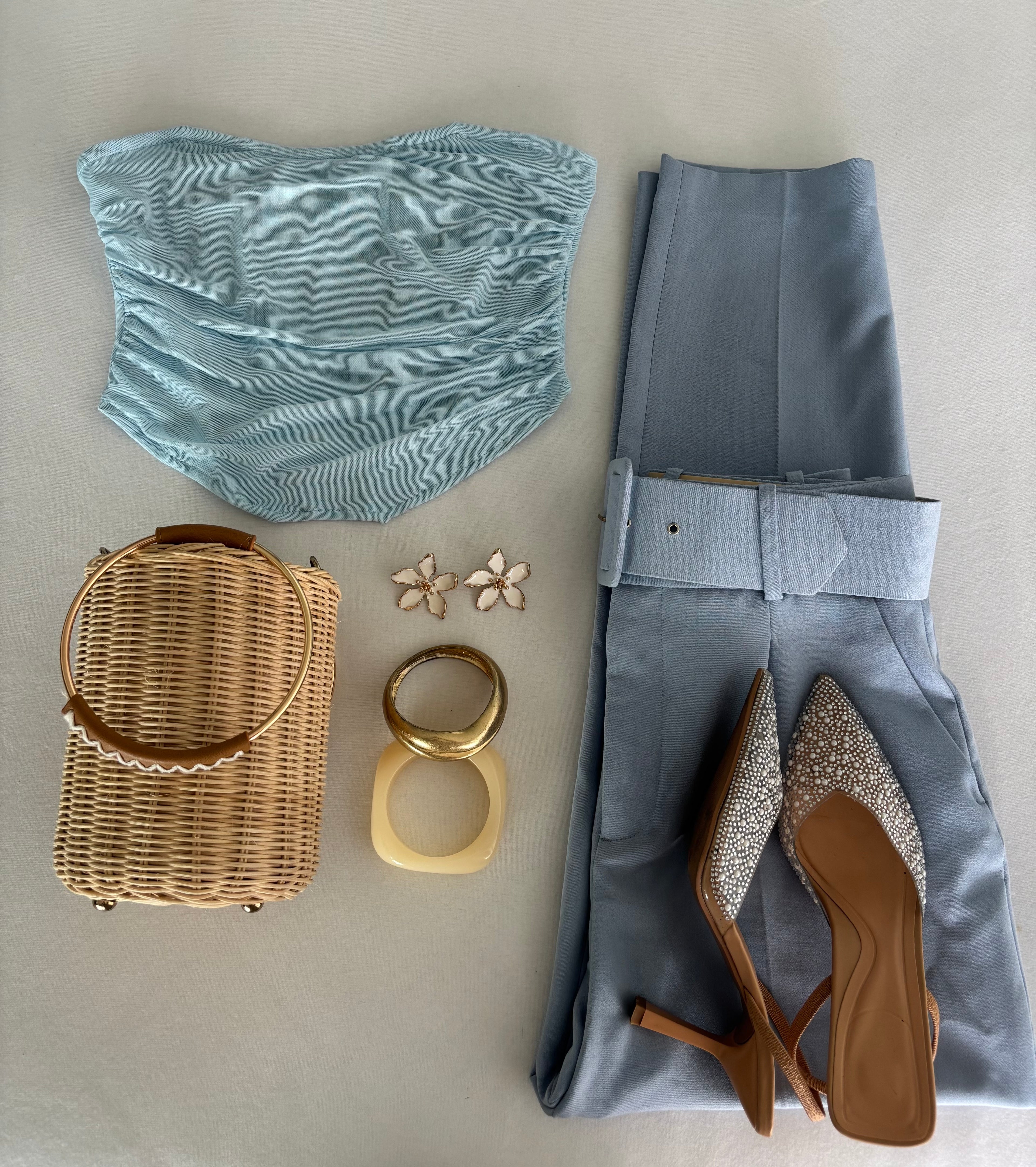 Bustier bleu taille S/M