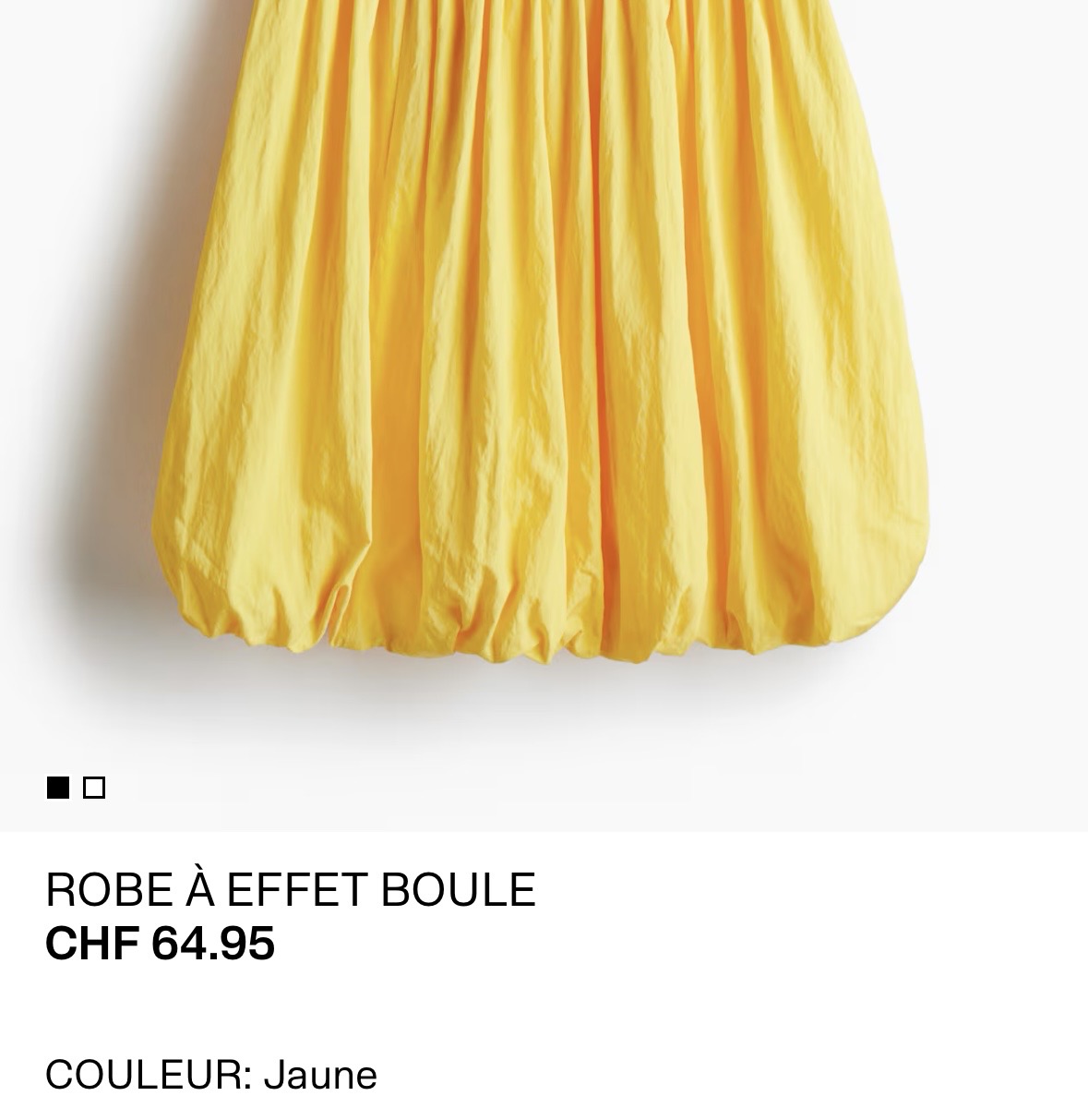 Robe H&M taille 36