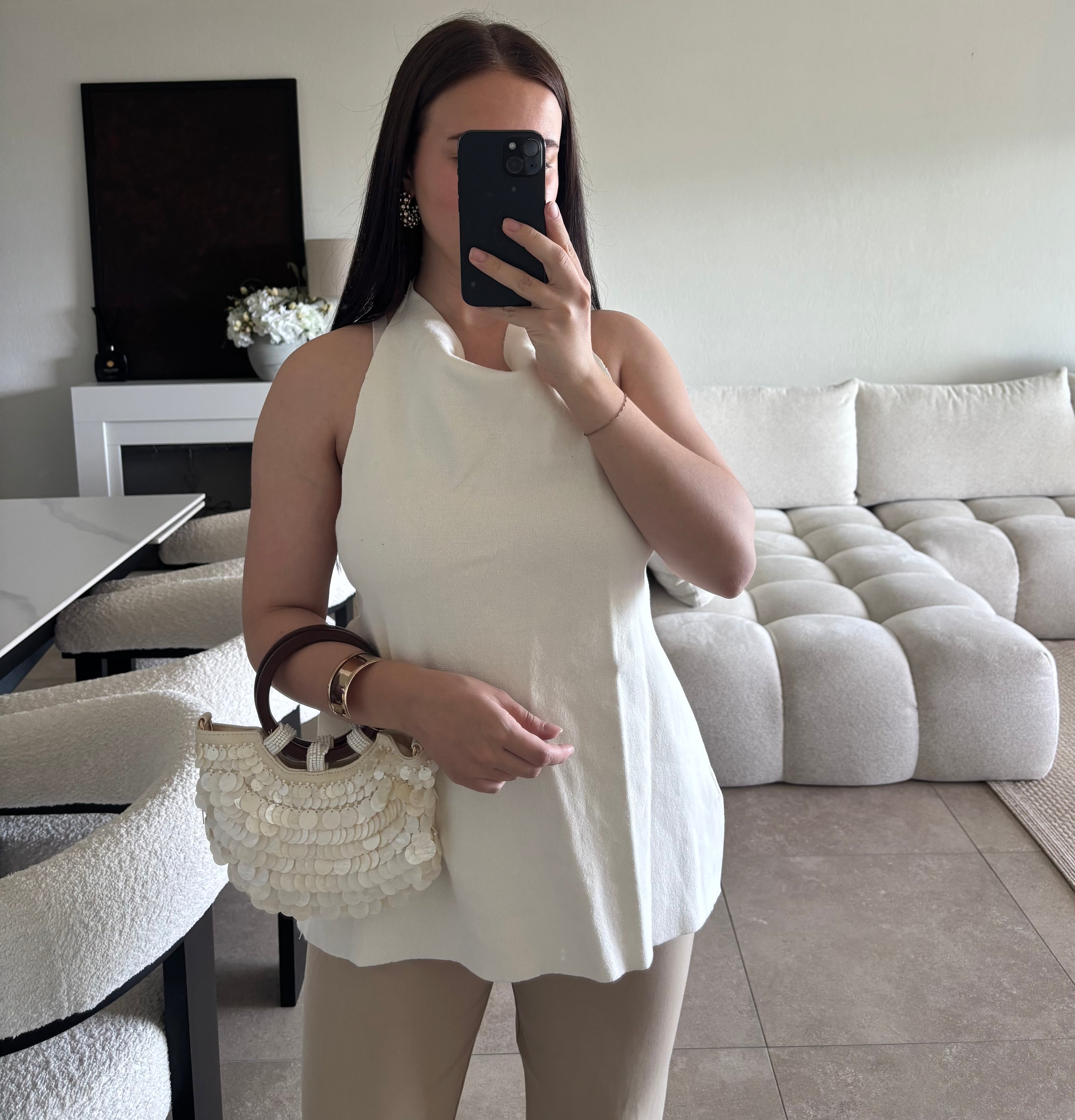 Haut Zara dos ouvert taille M (neuf)