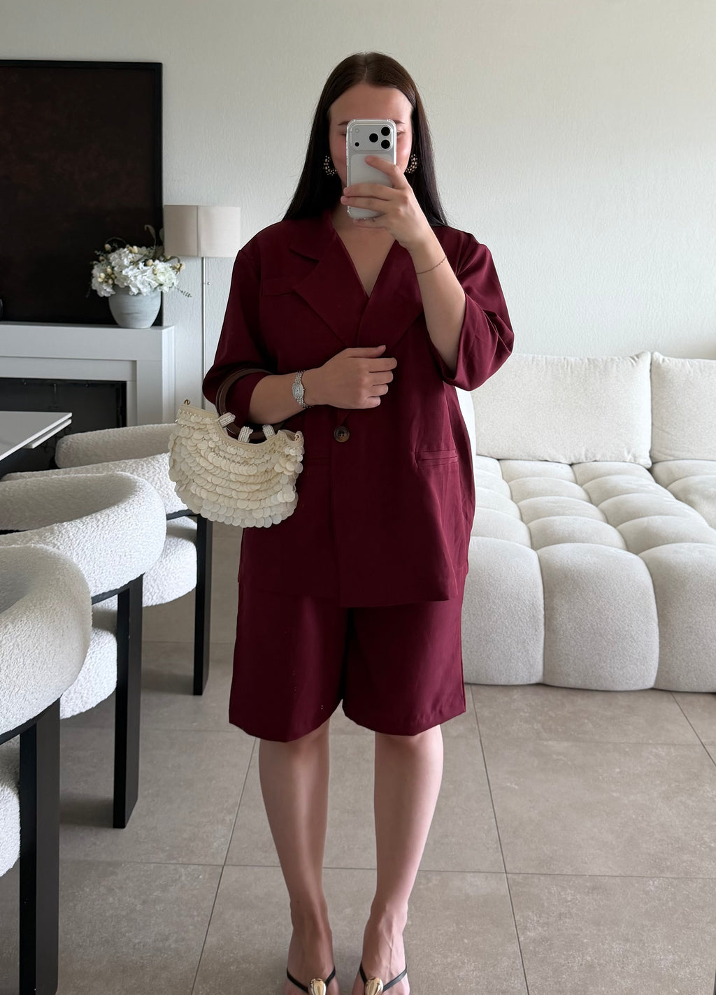 Ensemble blazer&bermuda taille S/M