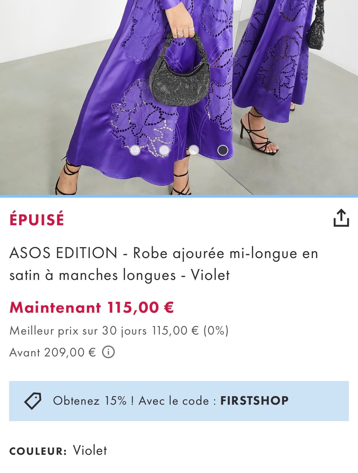 Robe Asos taille 36