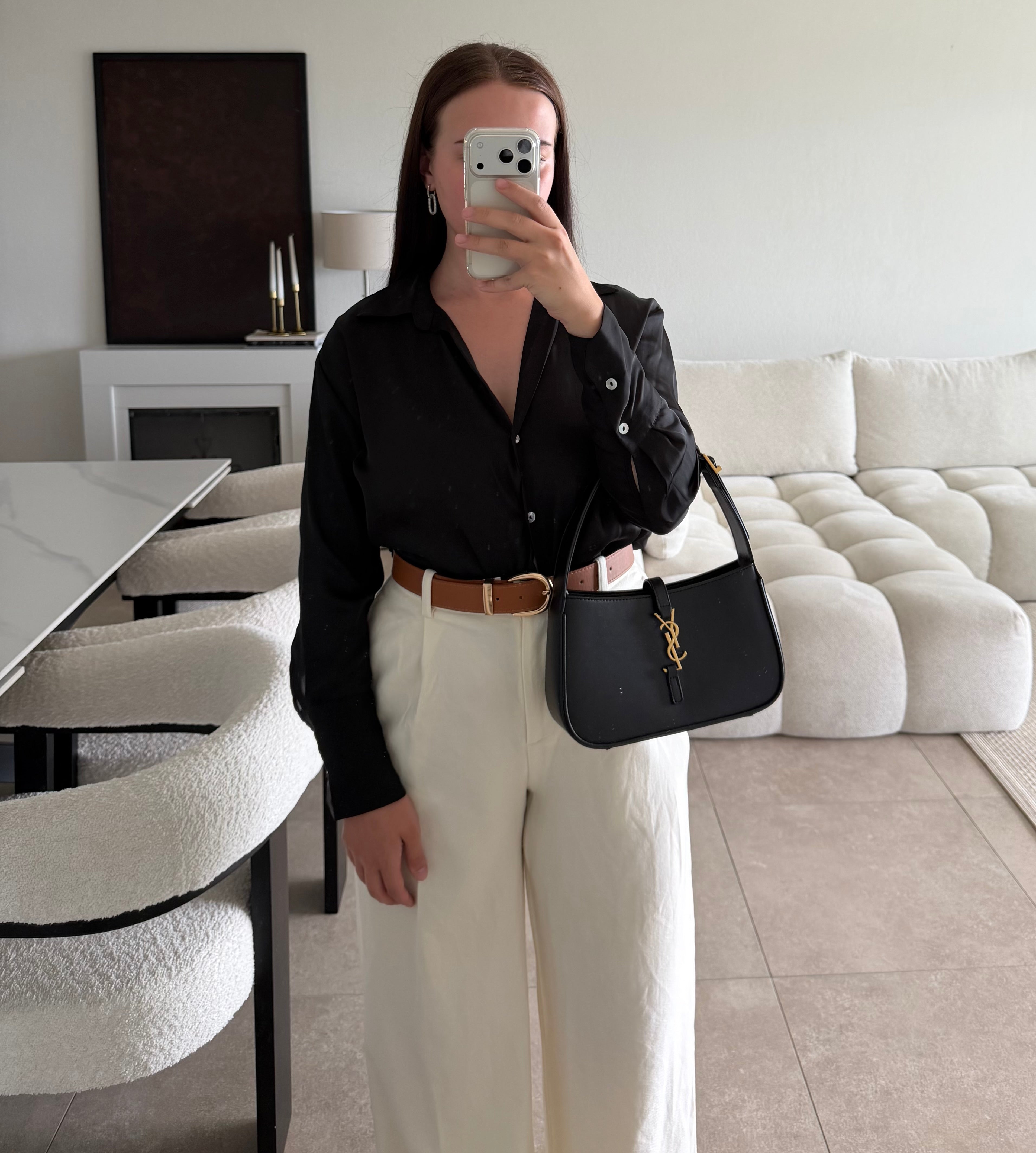 Blouse satinée Zara taille M