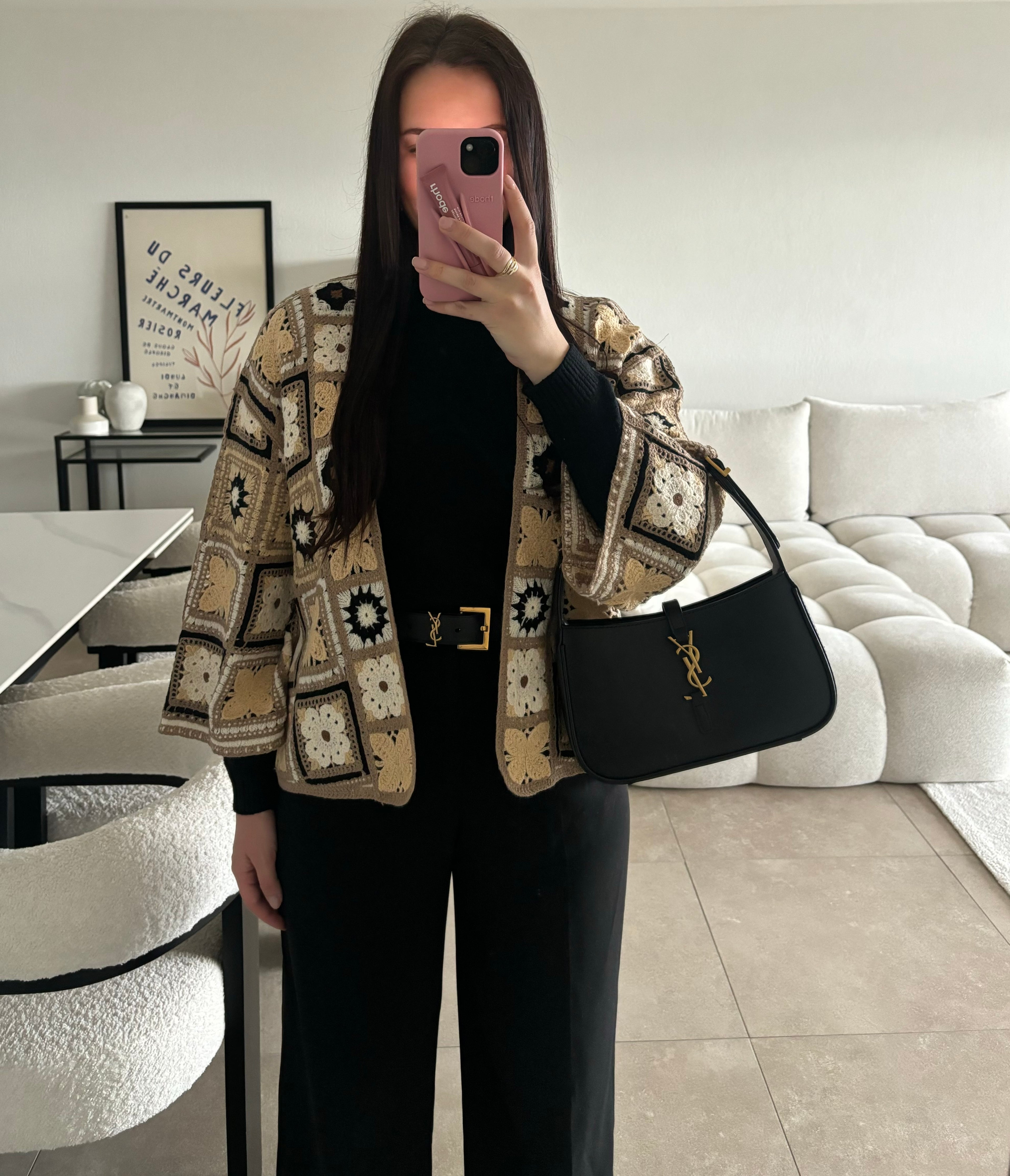 Gilet brodé taille unique