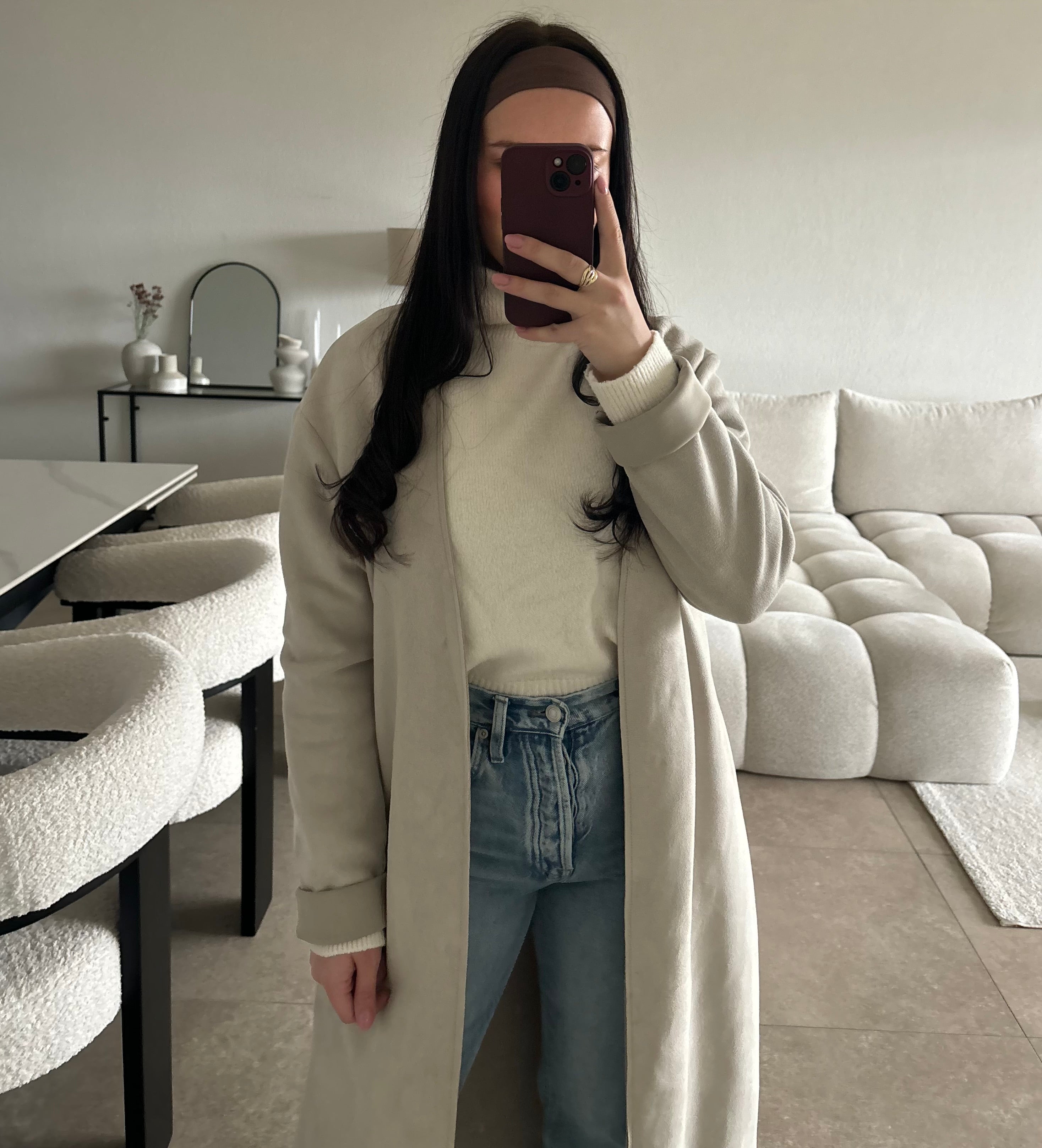 Manteau en daim ZARA taille XS (peut aller pour un S/M)
