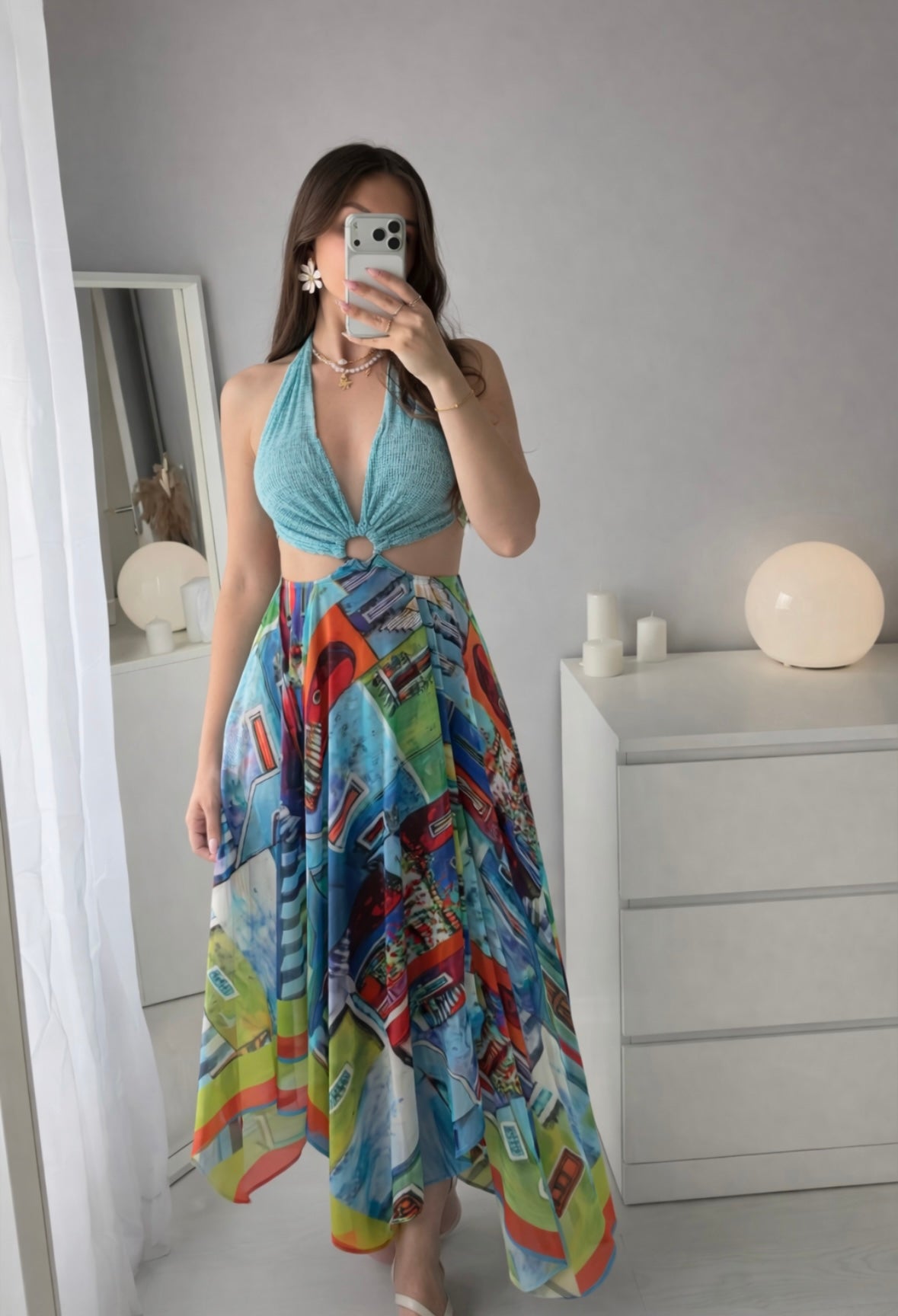 Robe avec dos ouvert taille M