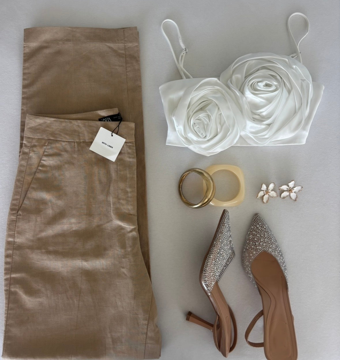 Pantalon Zara en lin taille M (neuf)