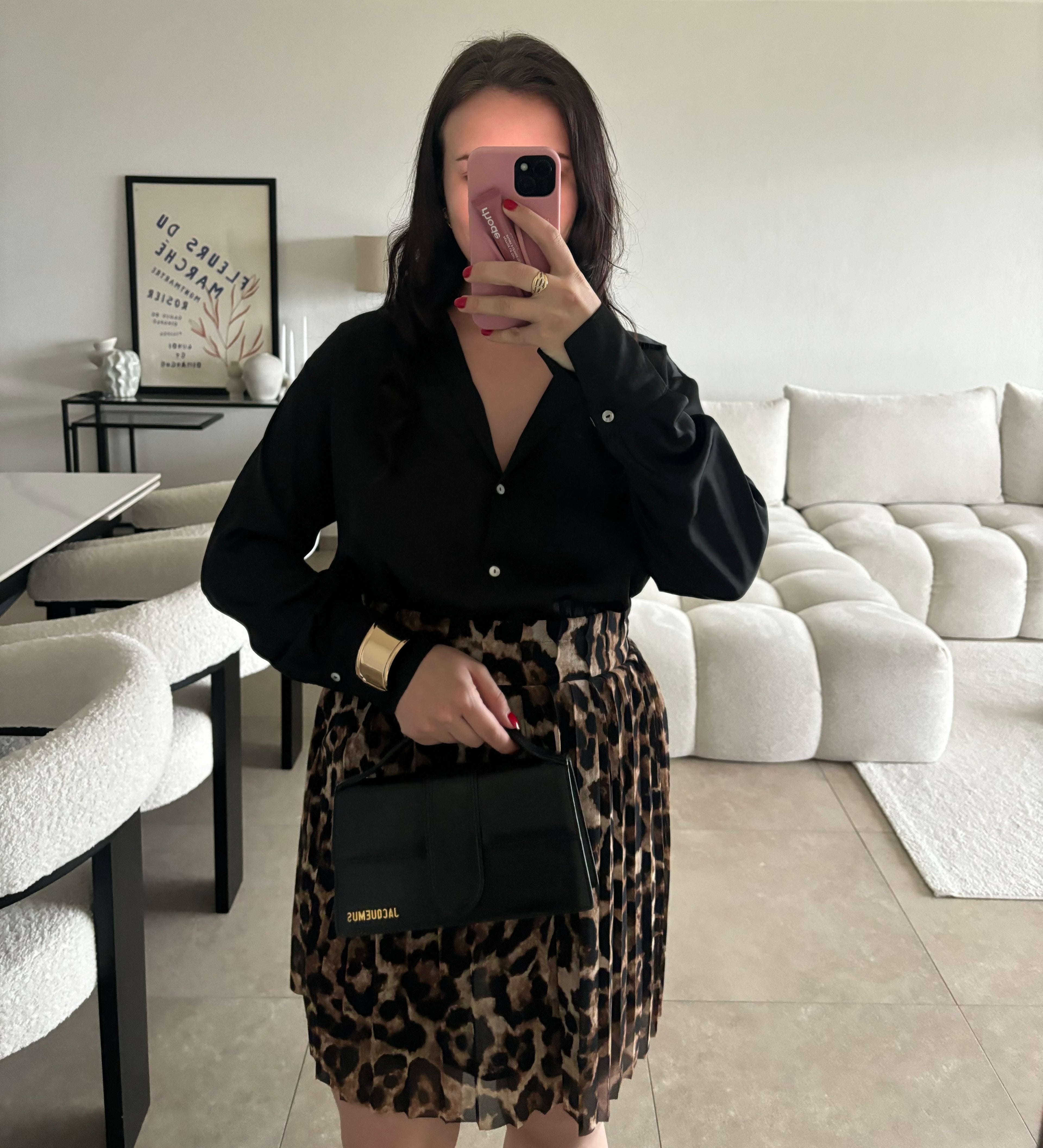 Blouse satinée Zara taille S