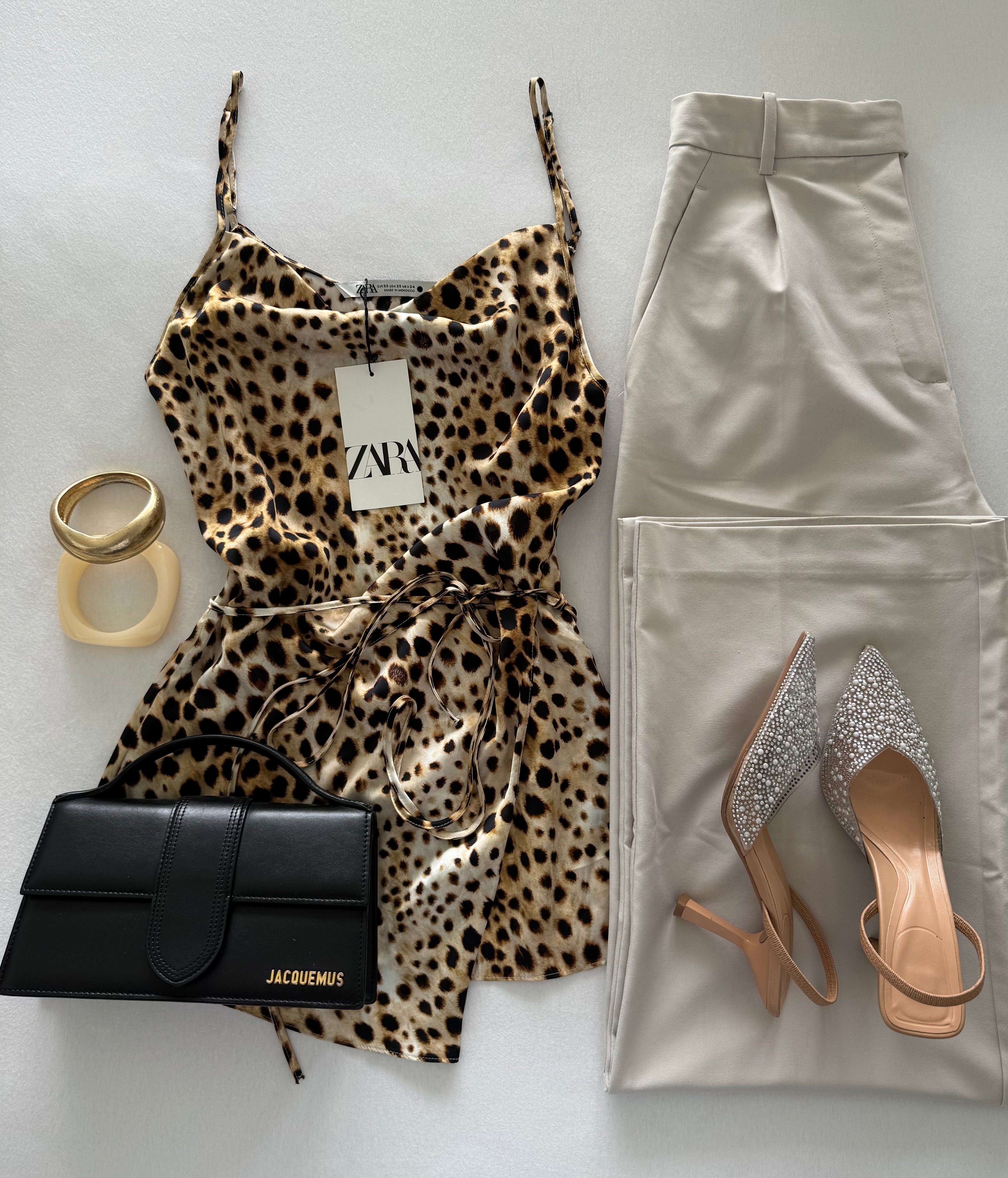 Haut satiné Zara taille XS (neuf)