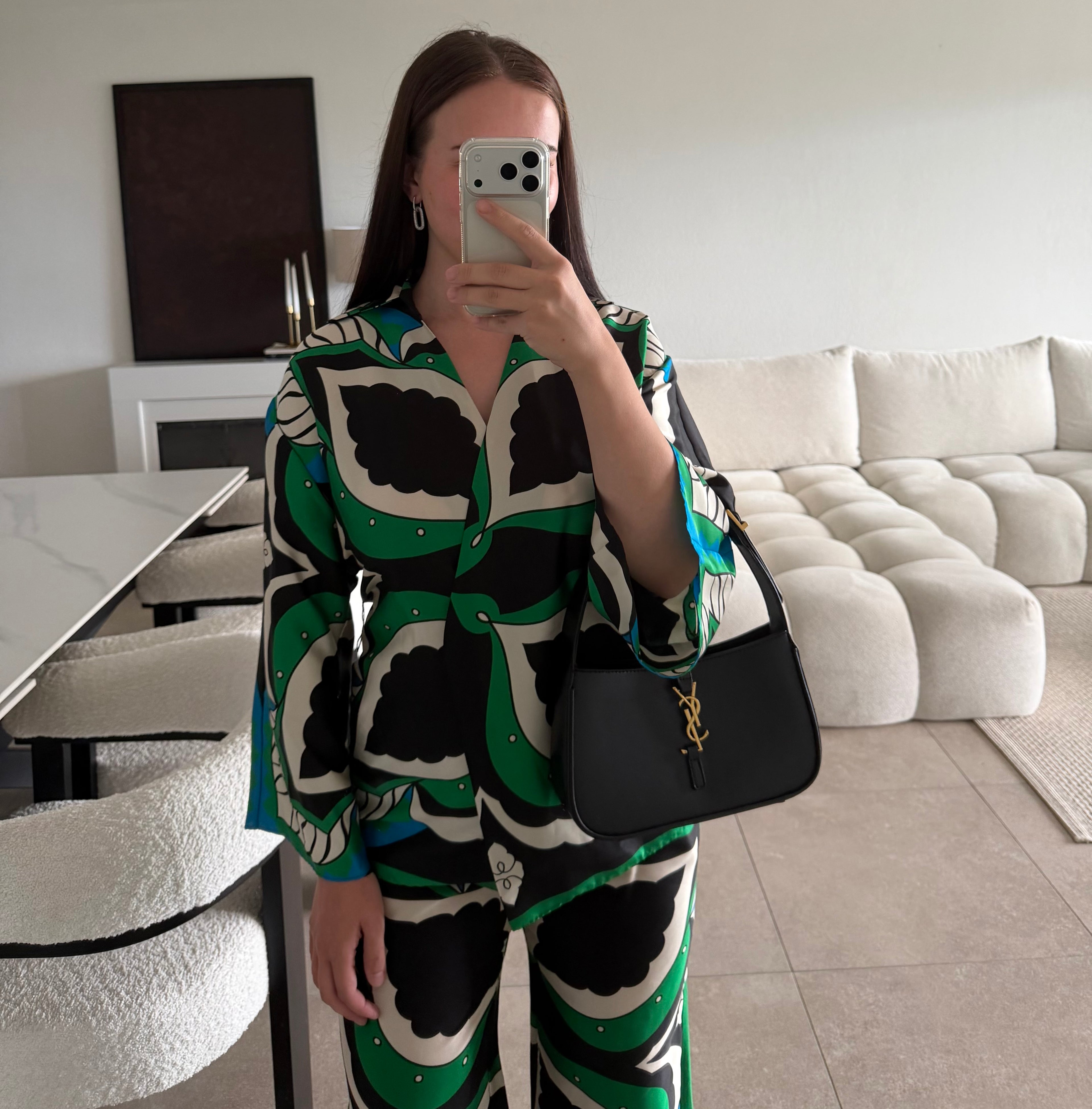 Ensemble satiné Zara taille M/L