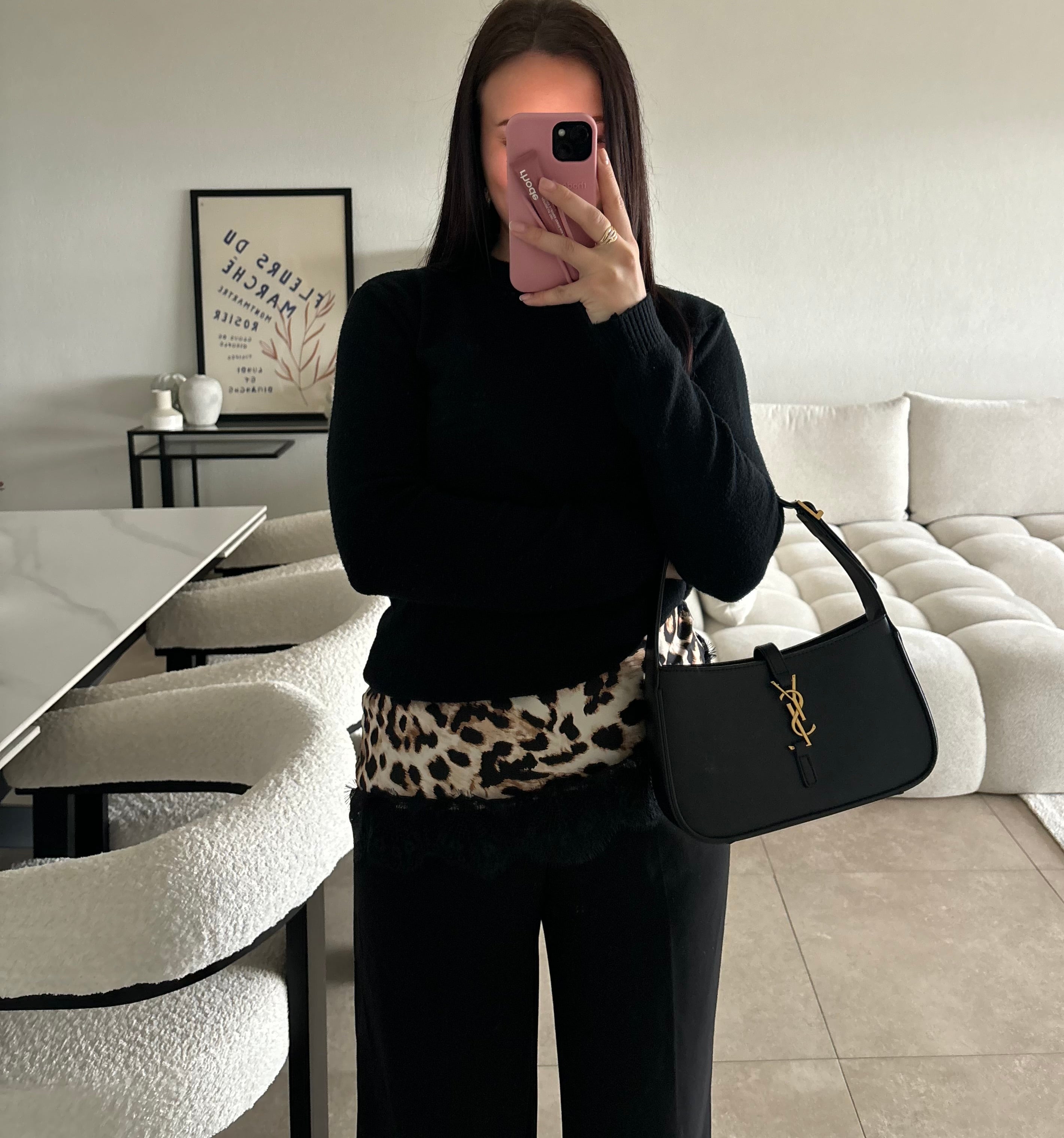 Haut avec dentelle taille unique