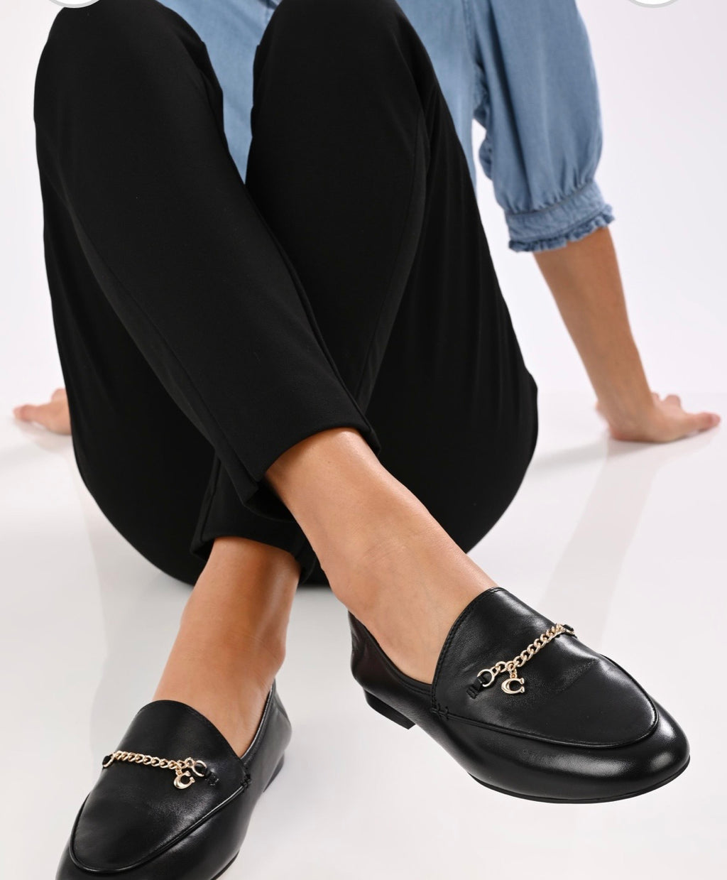 Mocassins en cuir COACH taille 39