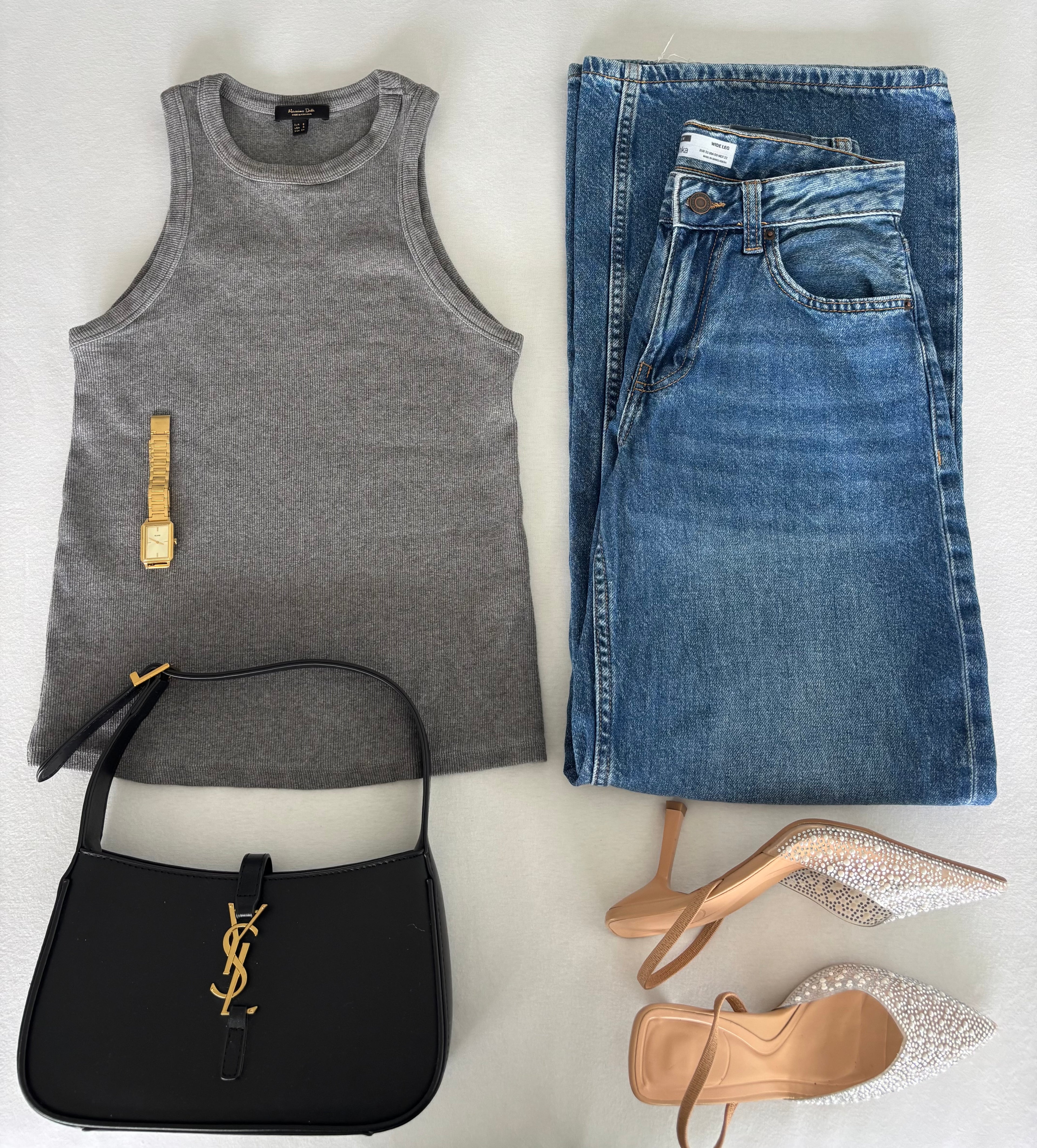 Jeans Bershka WIDE LEG taille 32