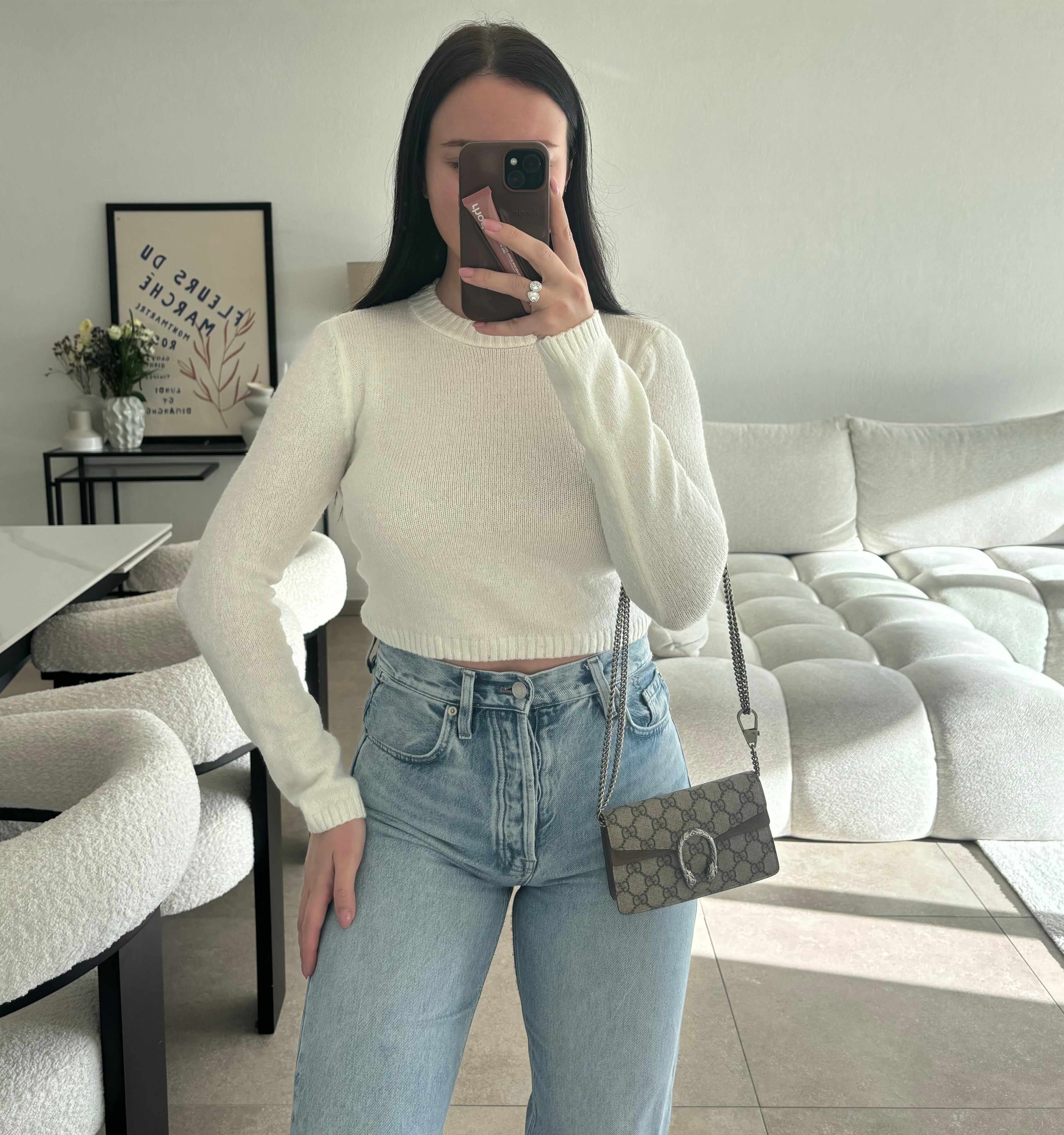 Pull blanc taille S/M