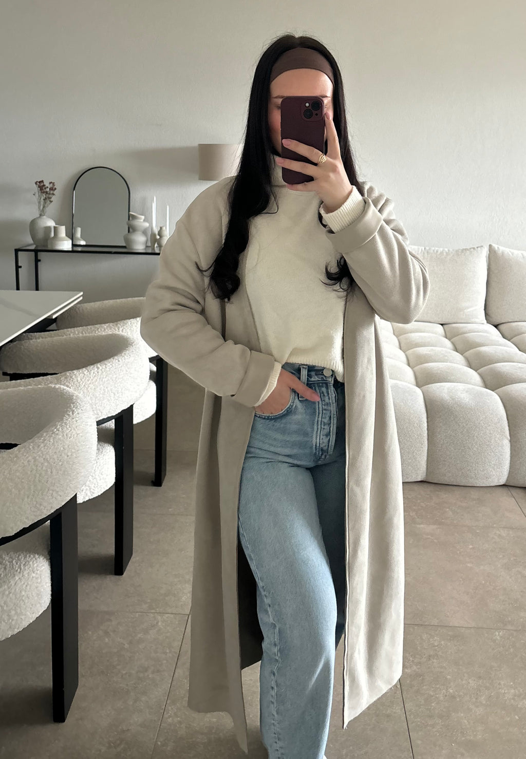 Manteau en daim ZARA taille XS (peut aller pour un S/M)