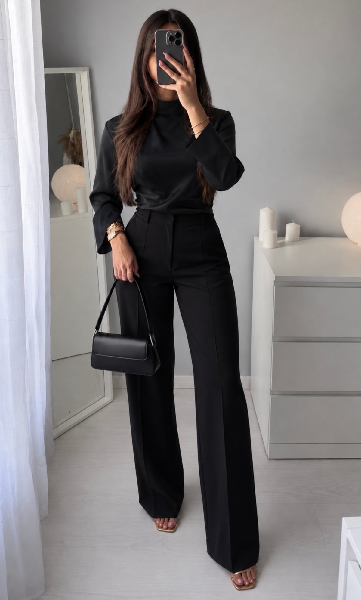Blouse satinée H&M taille S