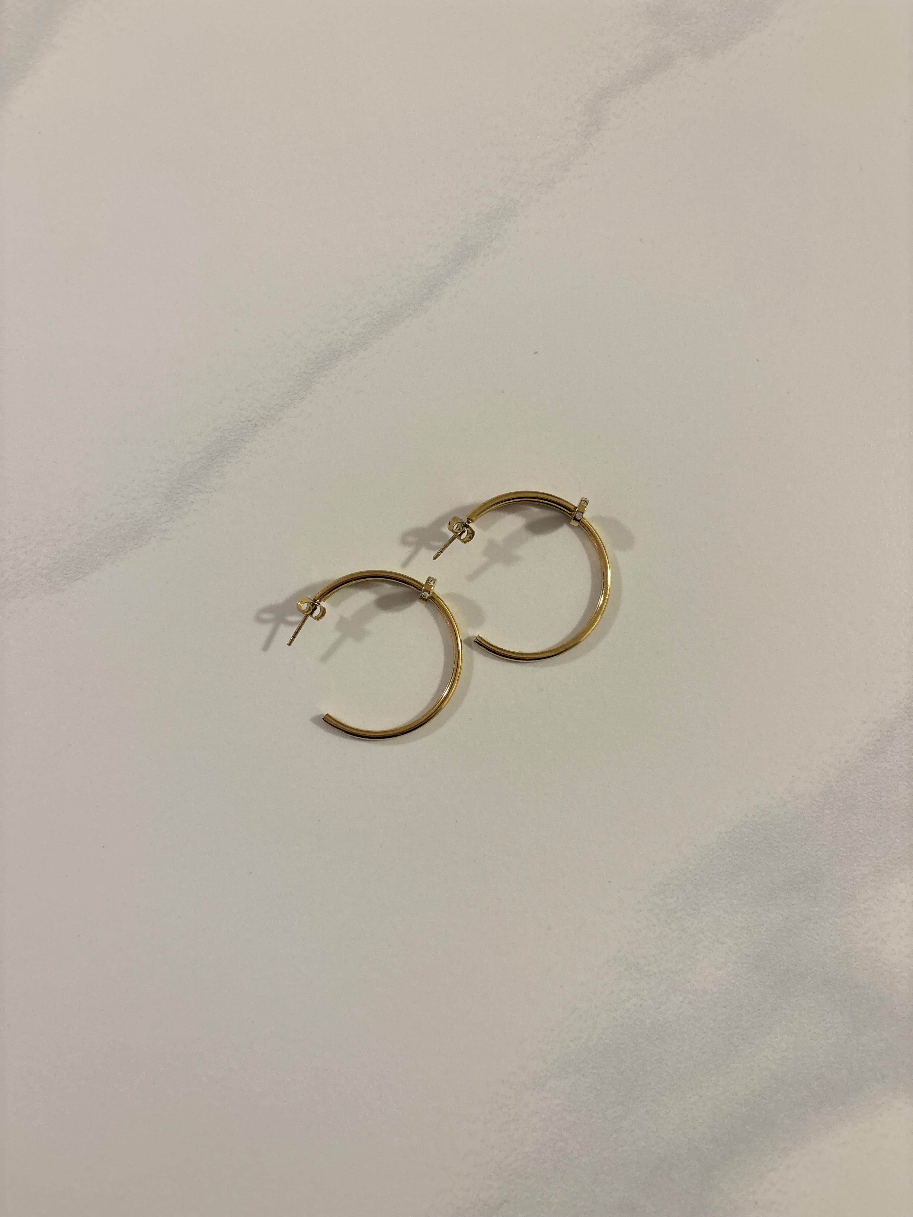 Boucles d’oreilles en acier inoxydable