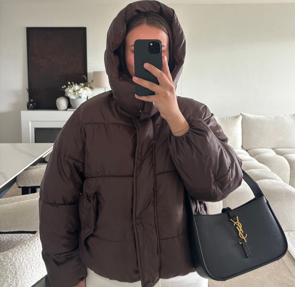 Veste marron Bershka taille XS (peut aller pour un S/M)