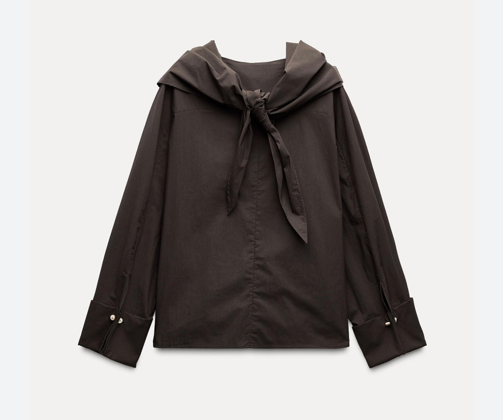 Blouse ZARA avec foulard taille XS (peut aller pour un S/M)