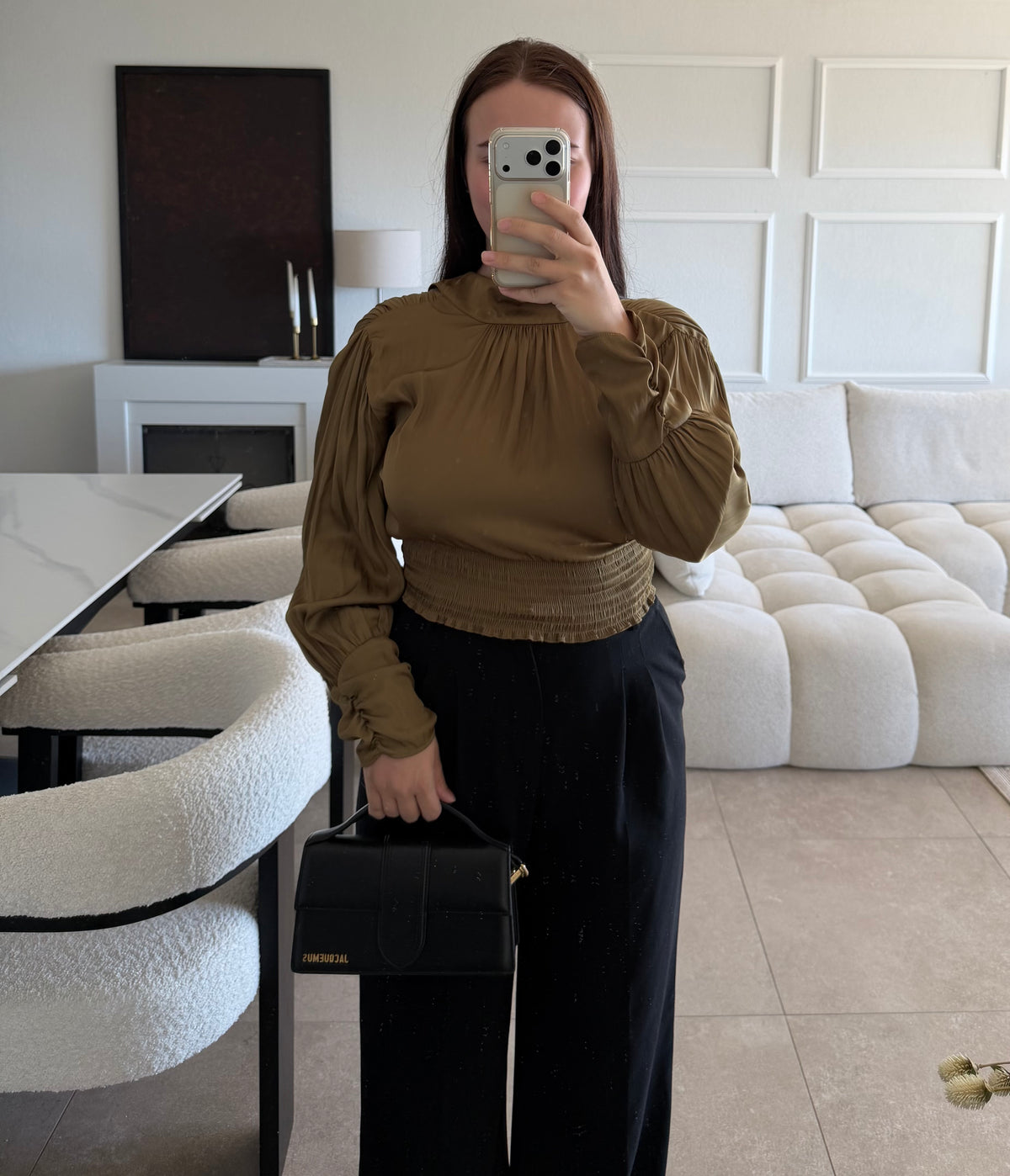 Blouse Zara taille L (dos ouvert)