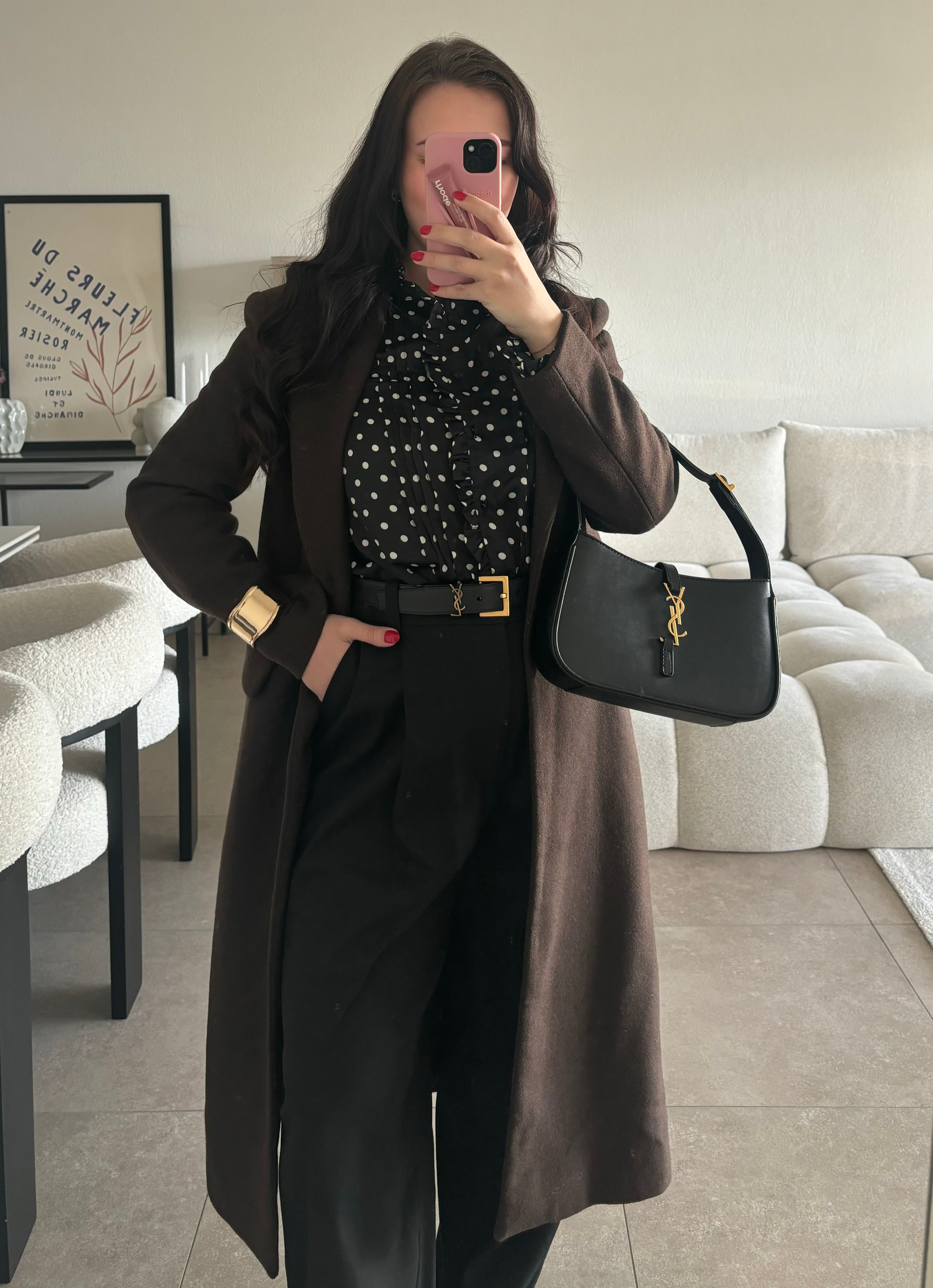 Manteau marron Zara taille S