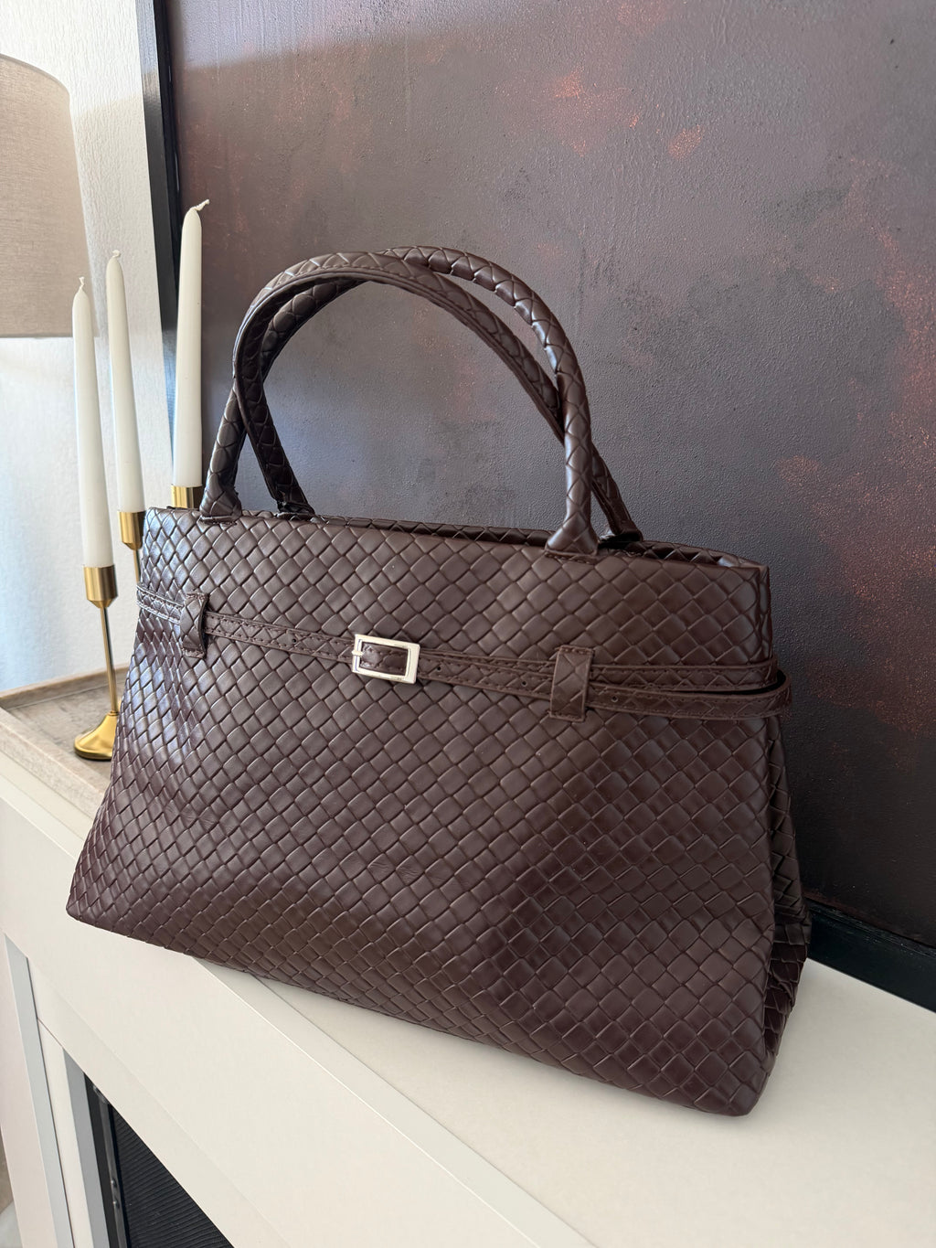 Sac à main marron