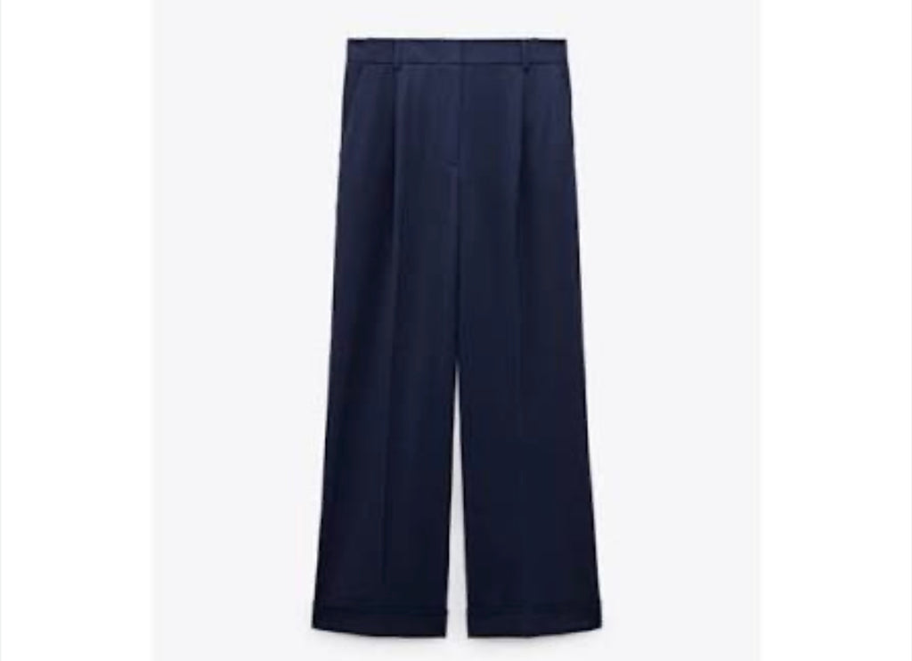 Pantalon bleu foncé Zara taille XS