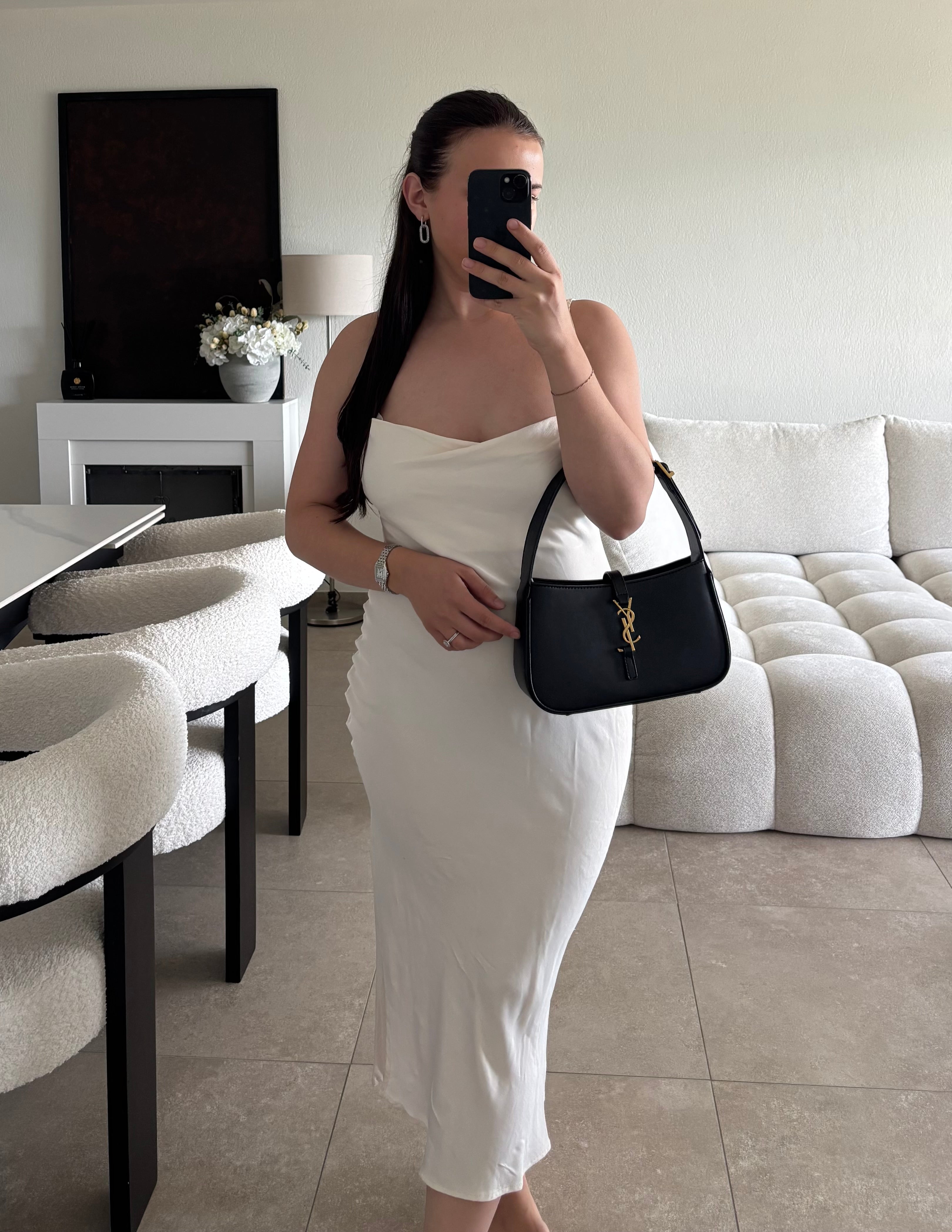 Robe satinée Bershka taille S