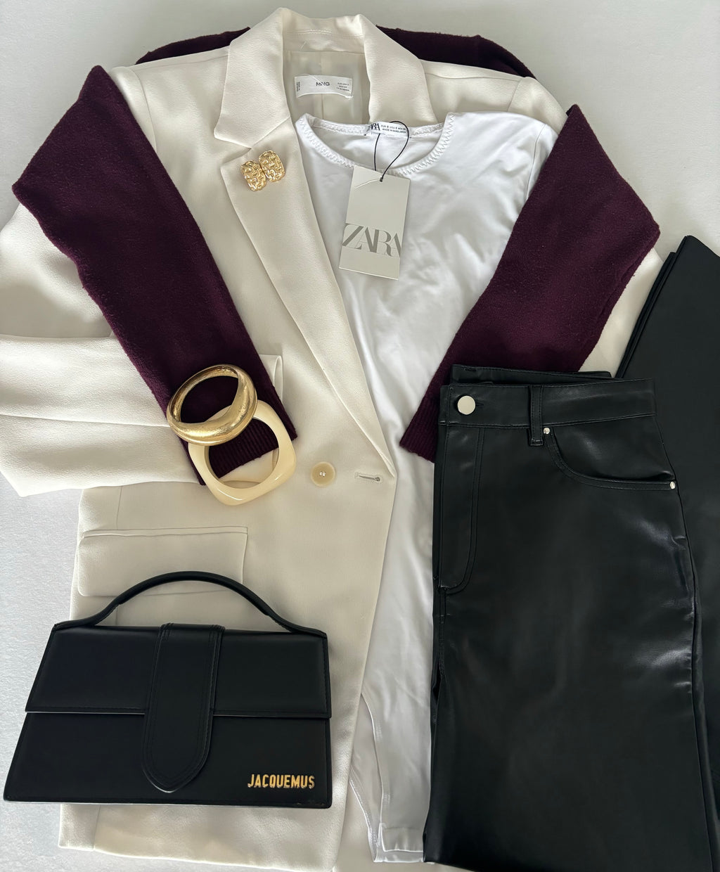 Pantalon en similicuir taille 36
