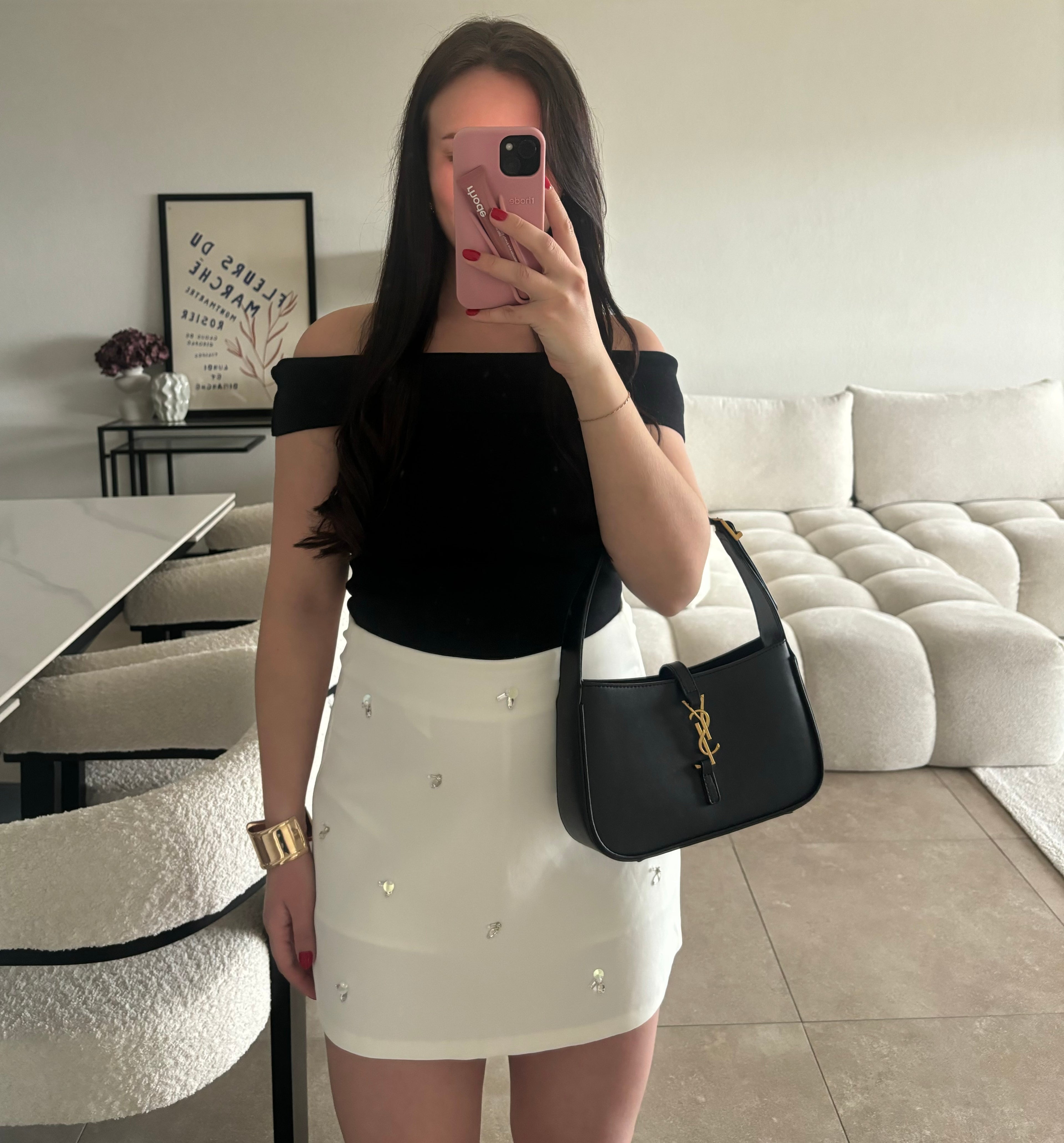 Jupe blanche taille M/L