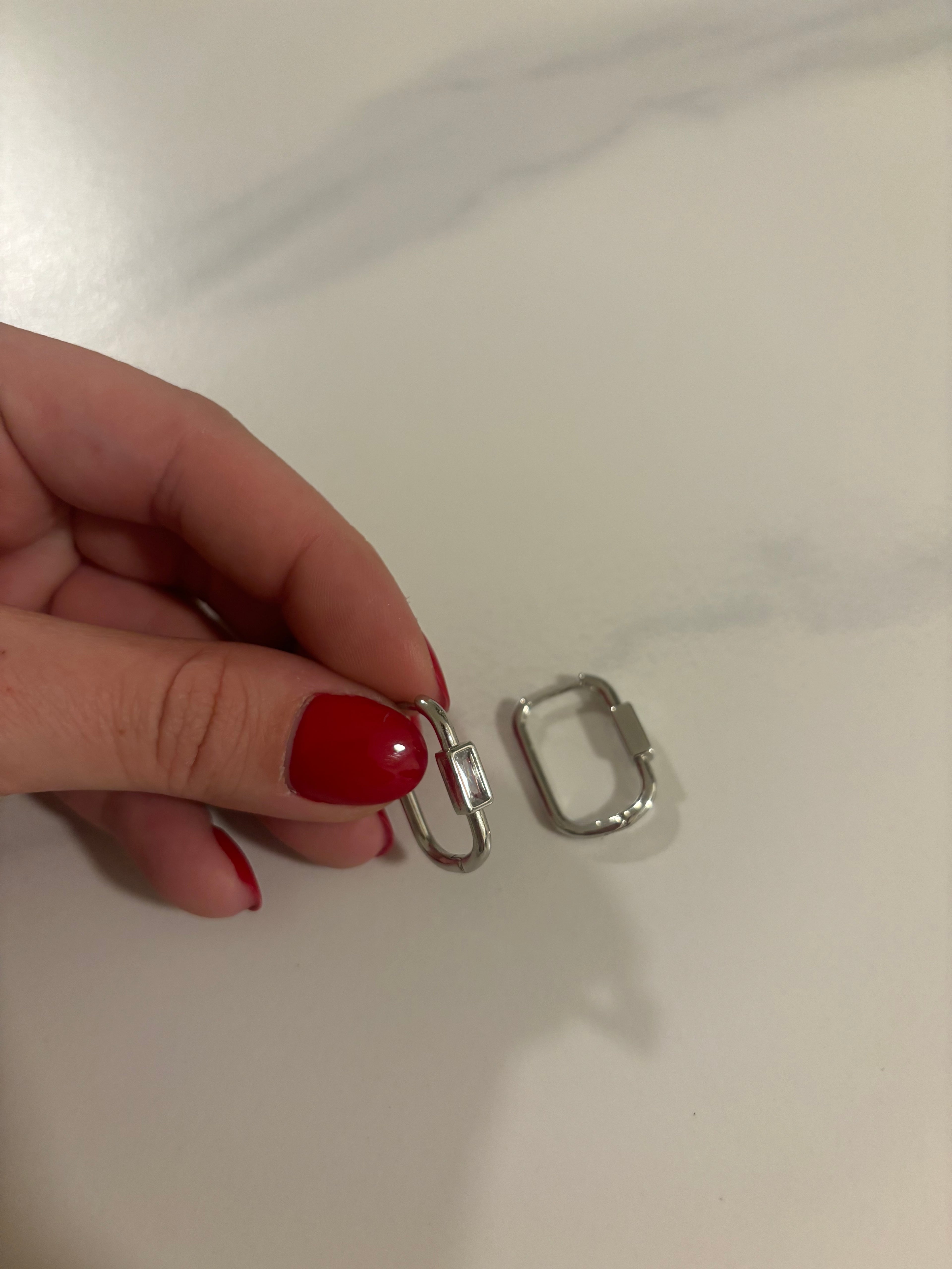 Boucles d’oreilles en acier inoxydable