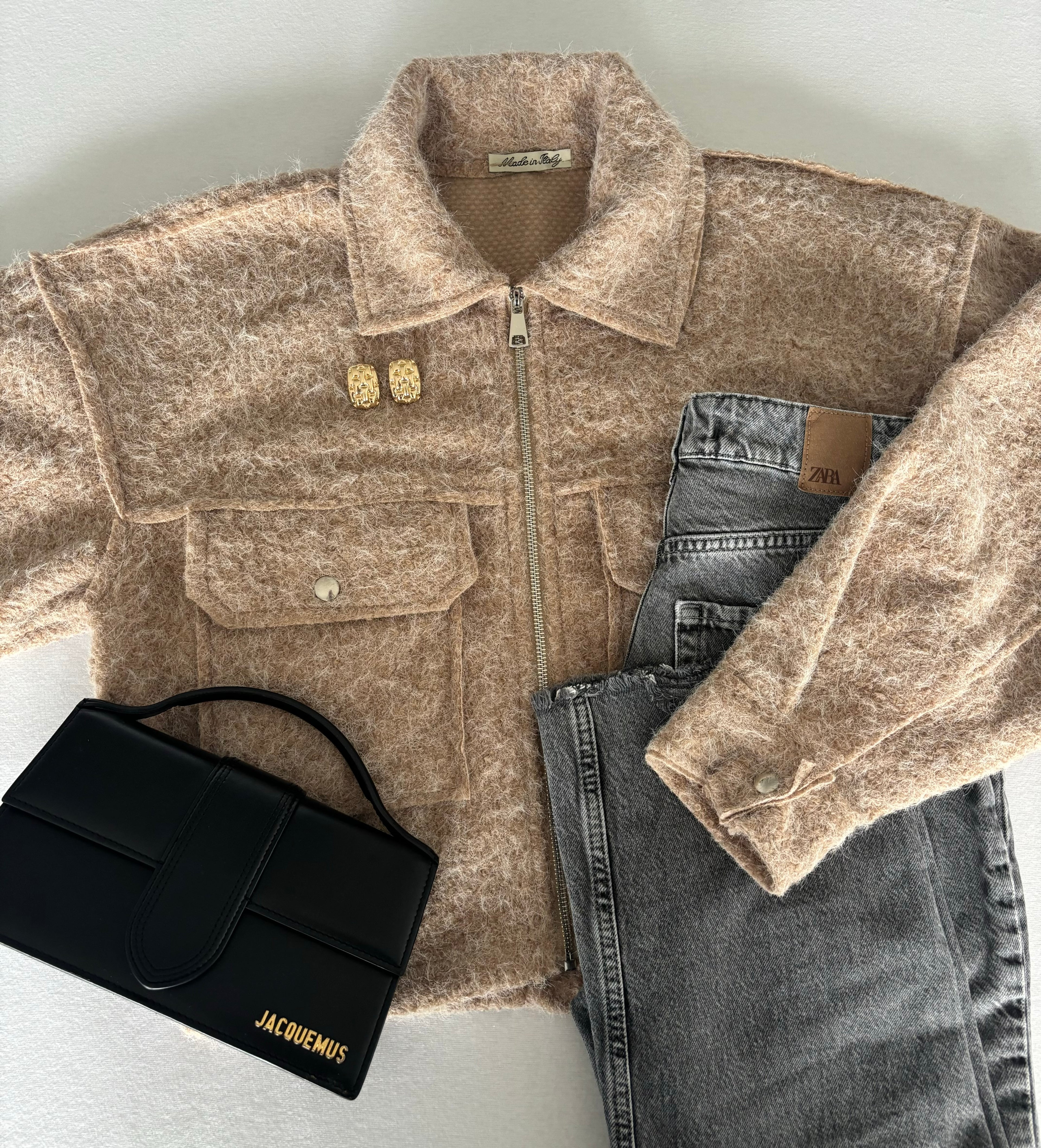 Veste style « laine » taille unique