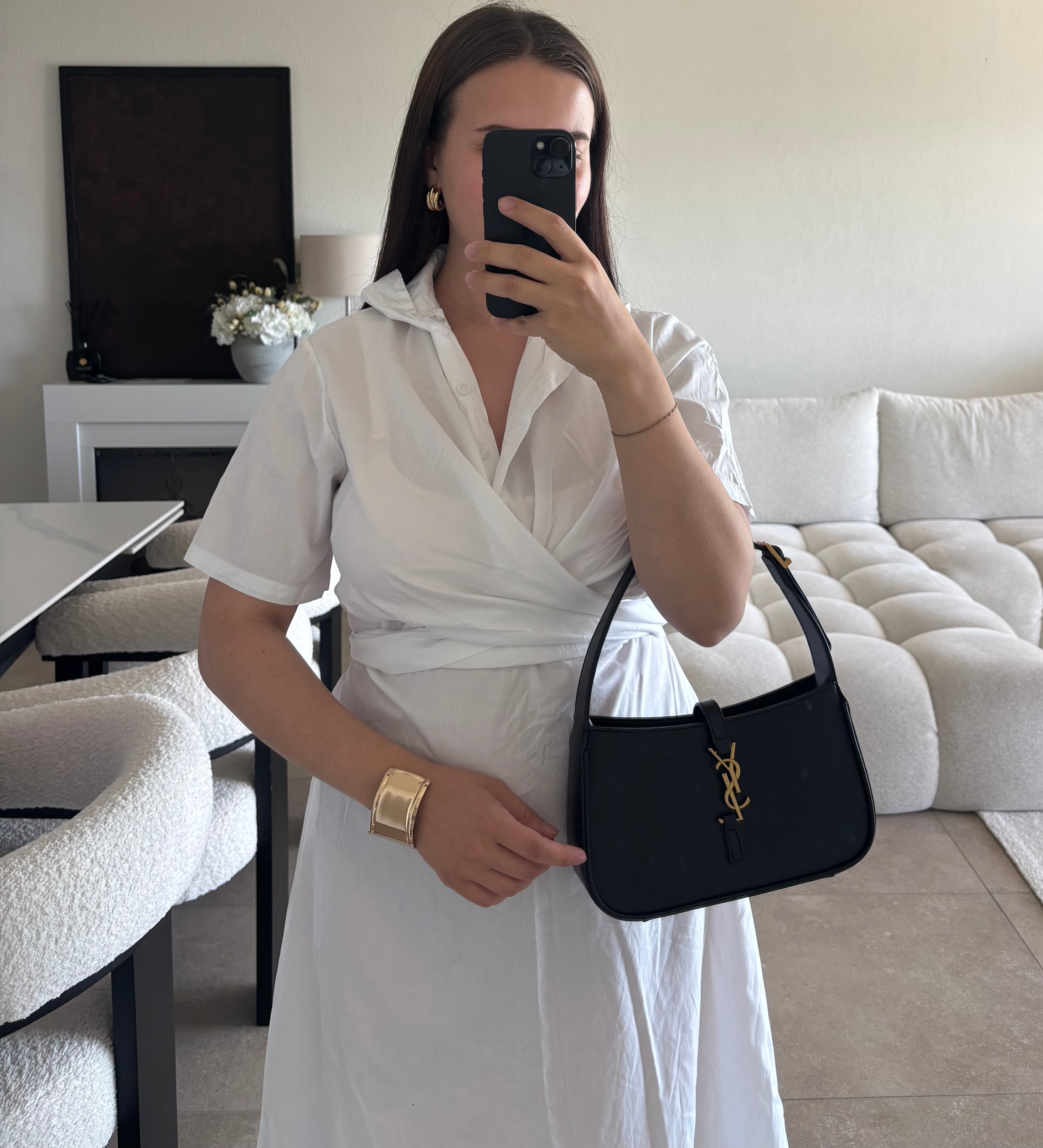 Robe taille unique, se noue au dos