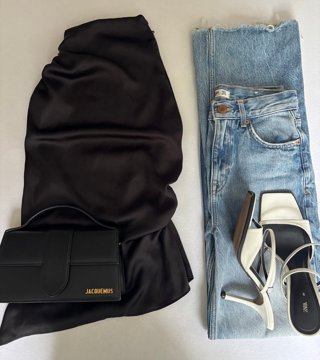 Haut Zara satiné taille S