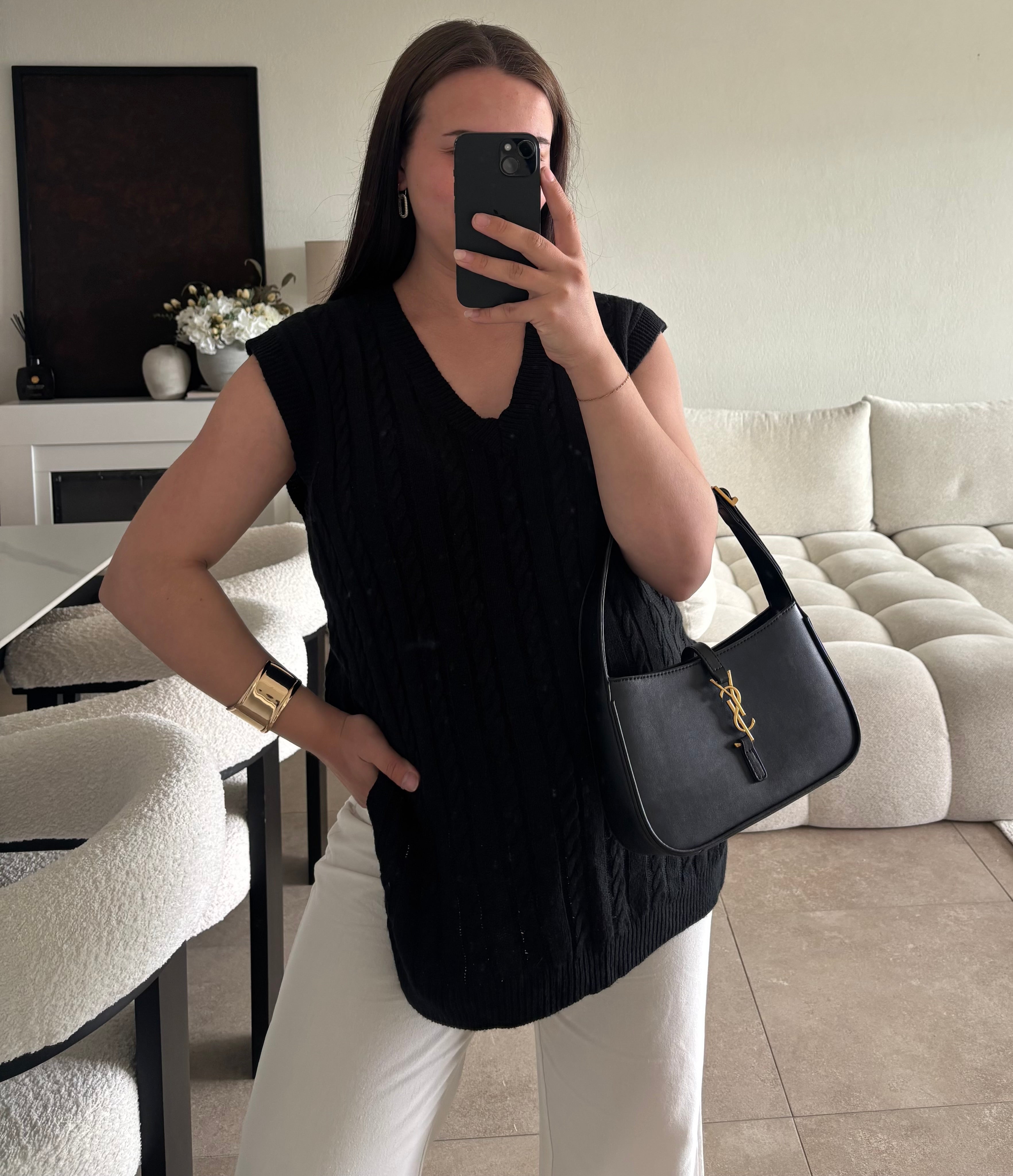 Pull sans manches taille L