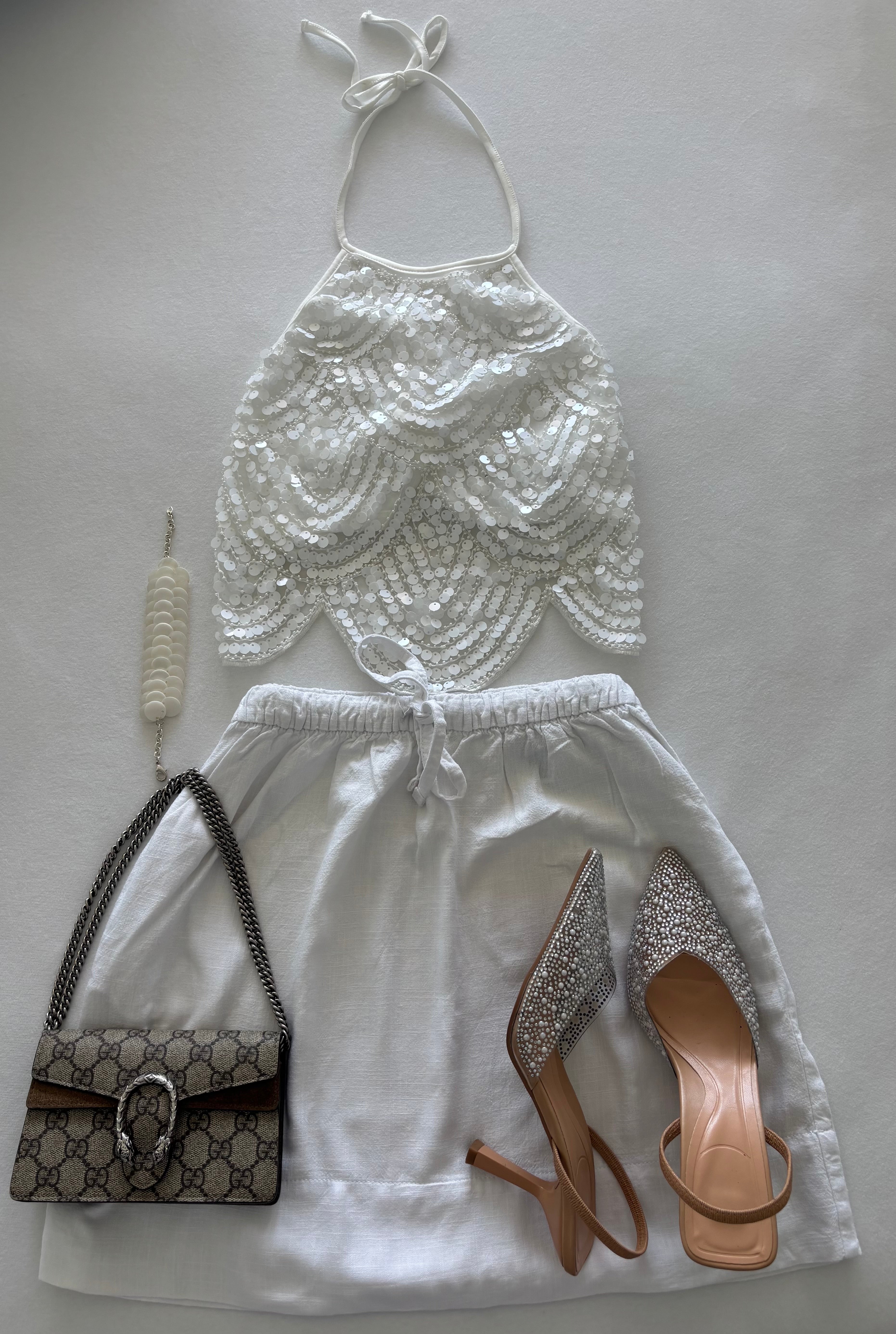 Jupe en lin H&M taille S