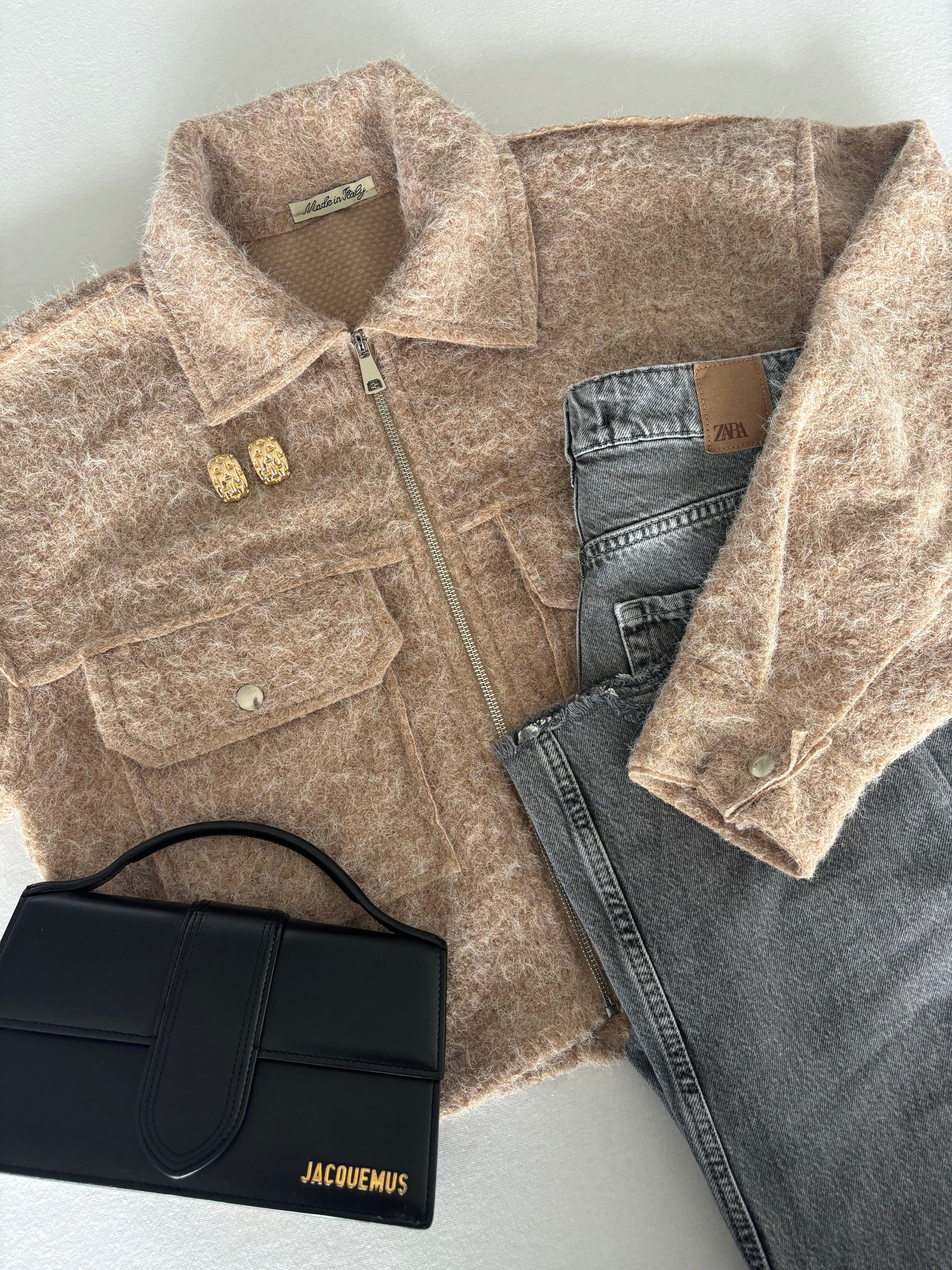 Veste style « laine » taille unique