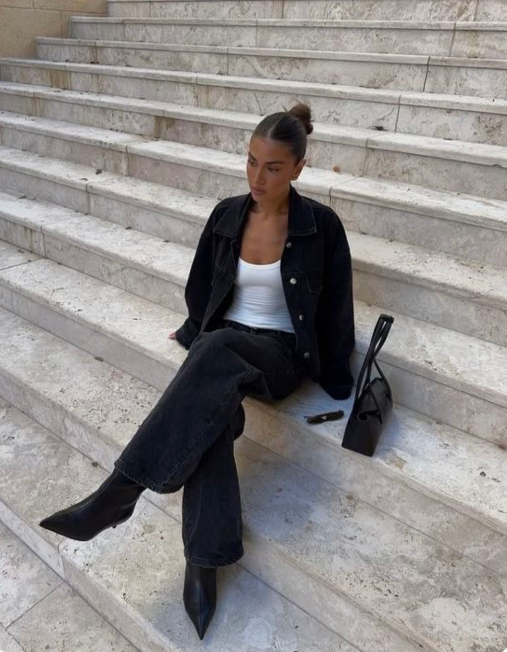 Veste oversize en denim H&M taille S