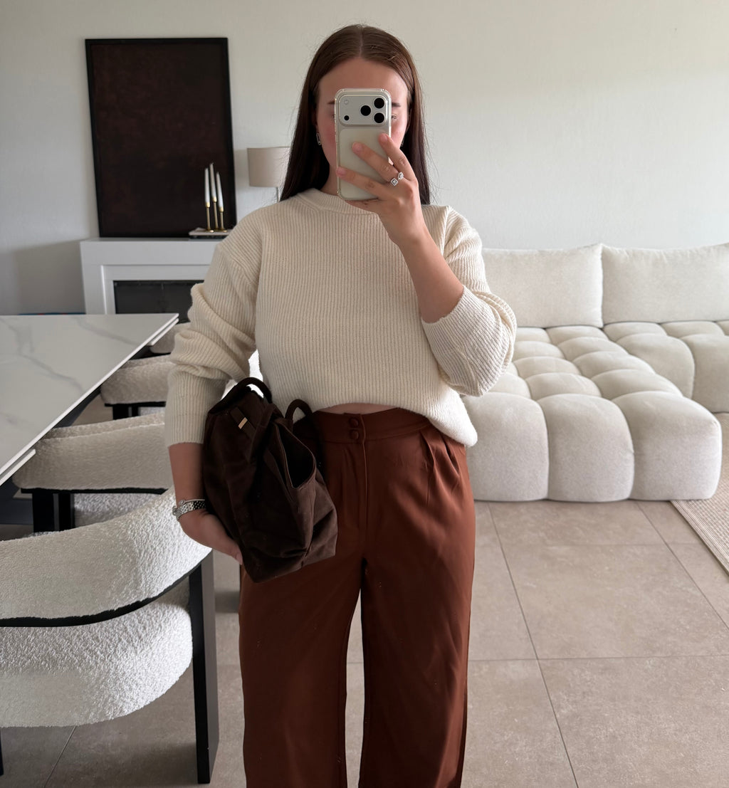 Pantalon brun taille M