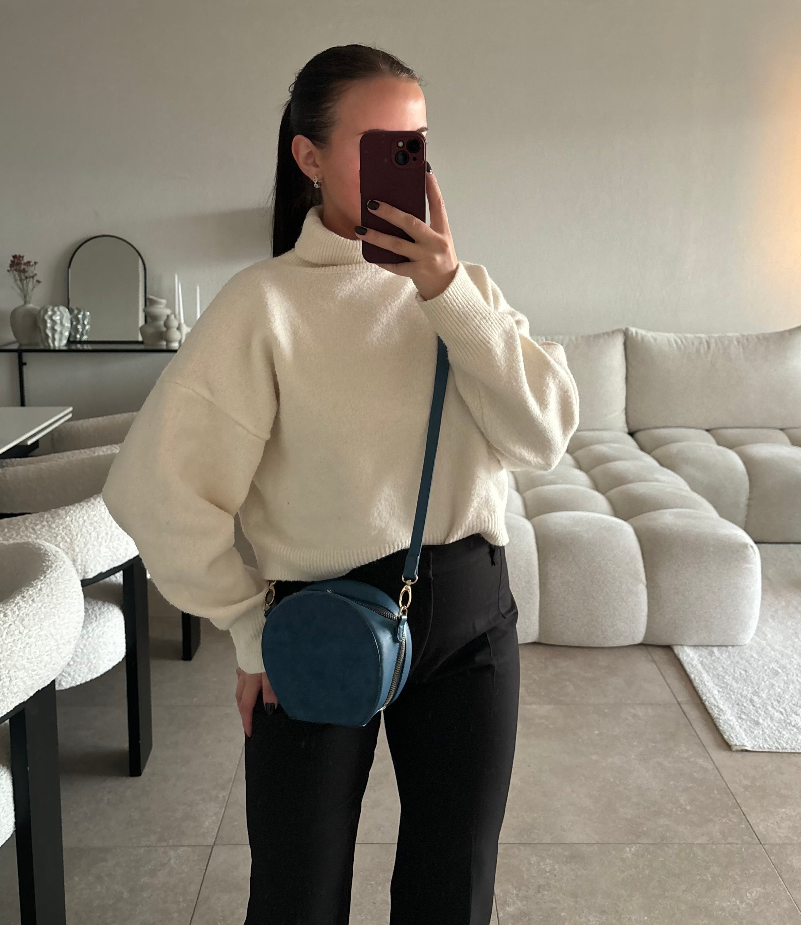 Sac en daim bandoulière