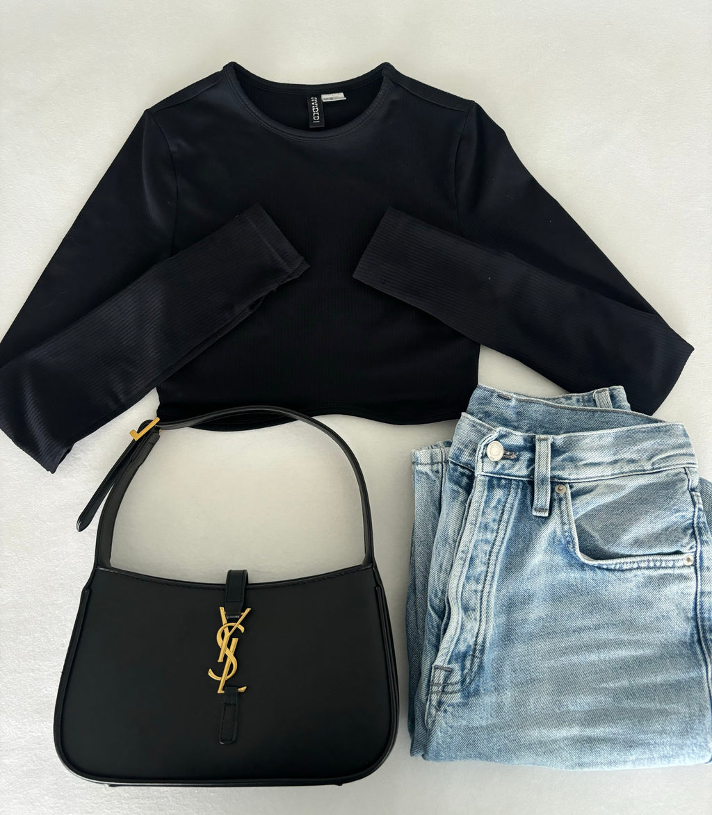 Haut noir H&M taille XS