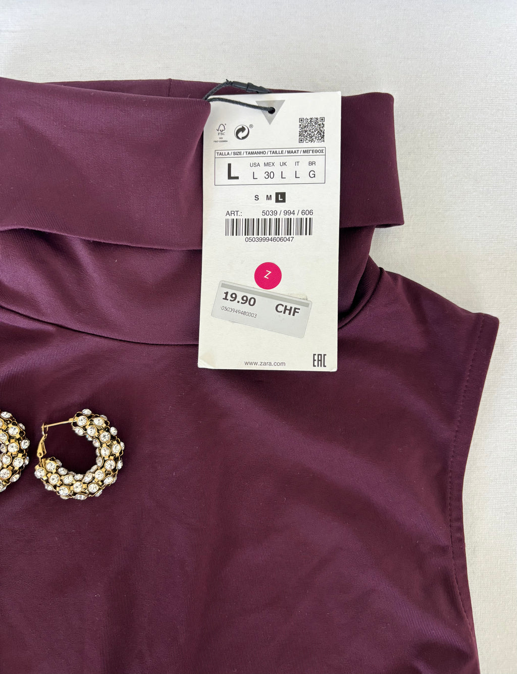 Body Zara taille L (neuf)