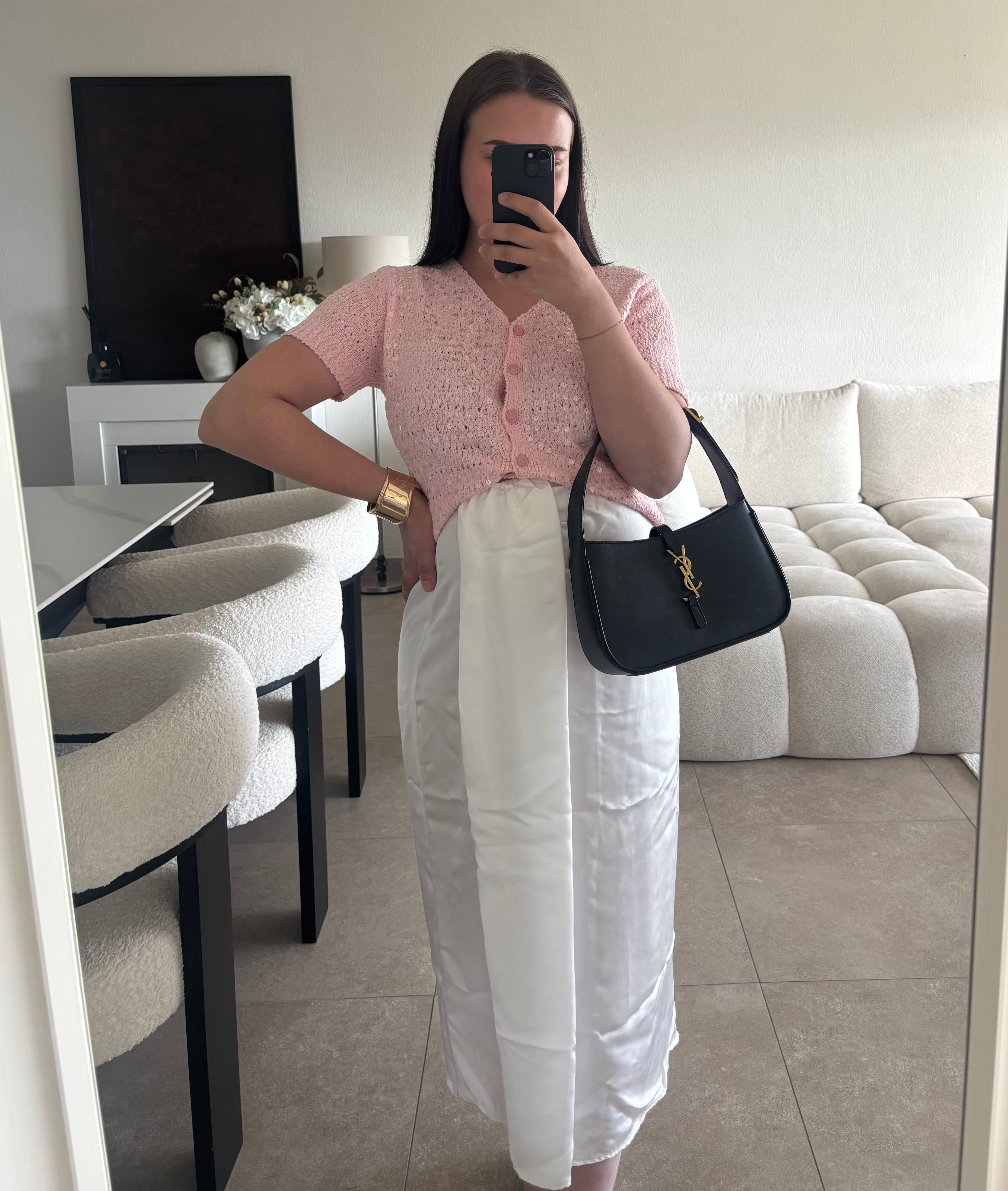 Jupe satinée Zara taille XL