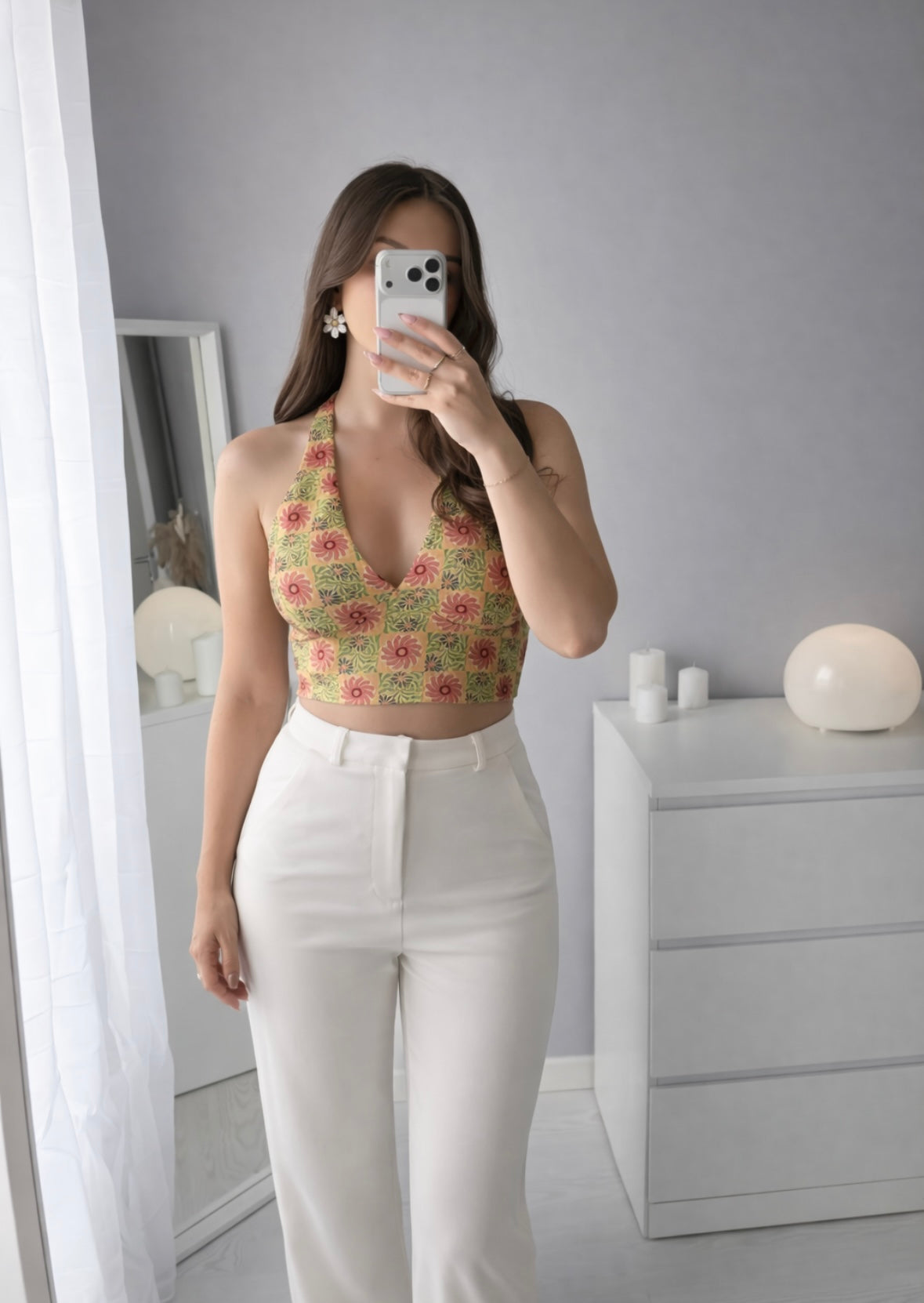 Top PULL AND BEAR taille M (neuf)