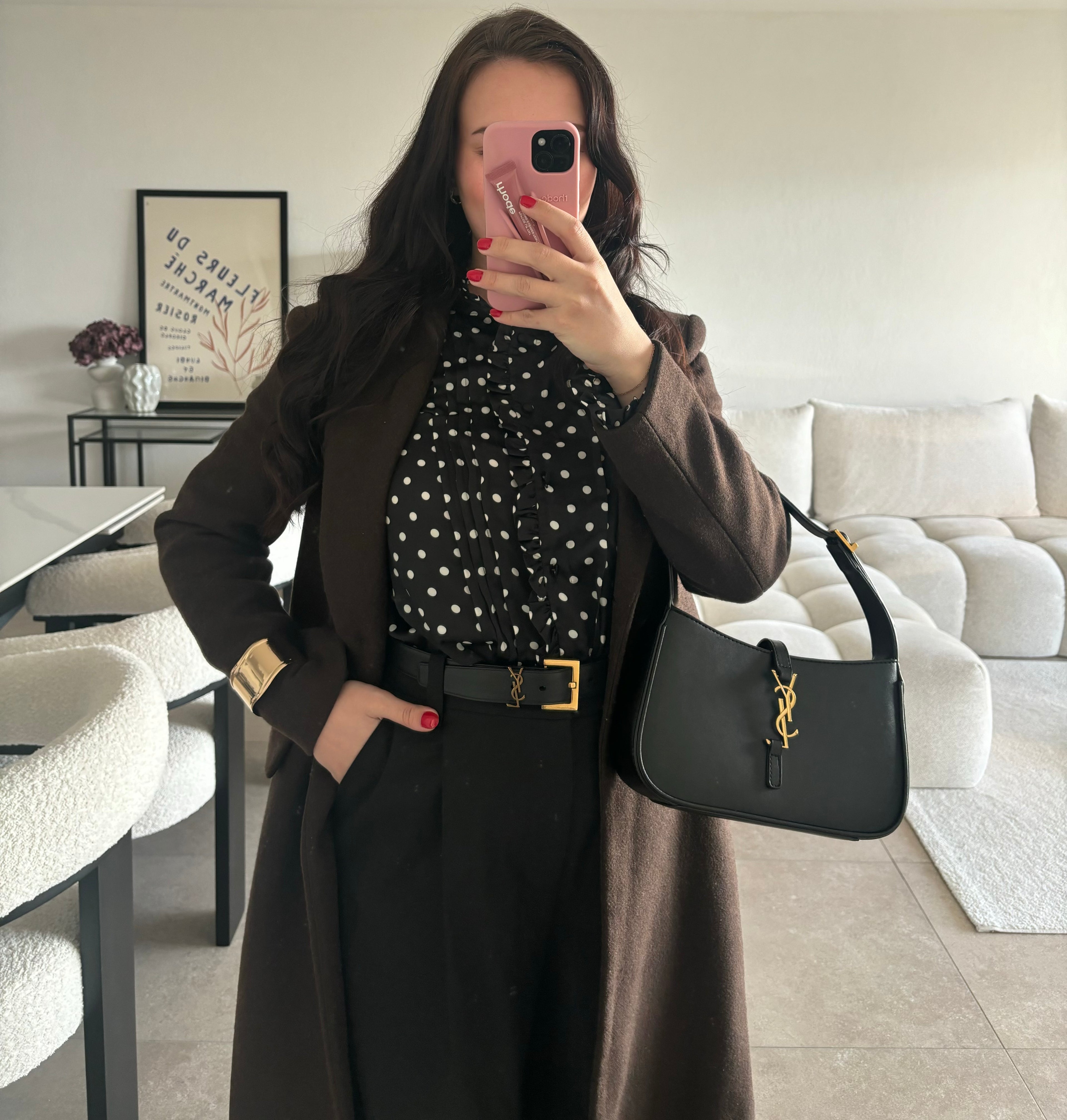 Manteau marron Zara taille S