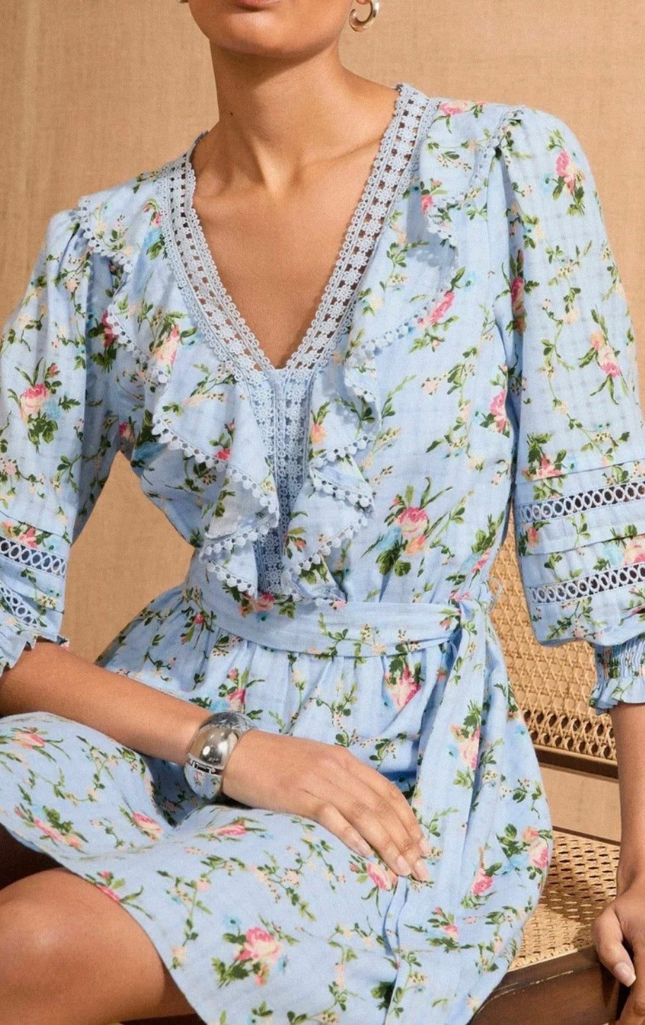 Robe avec ceinture Love&Roses taille XL