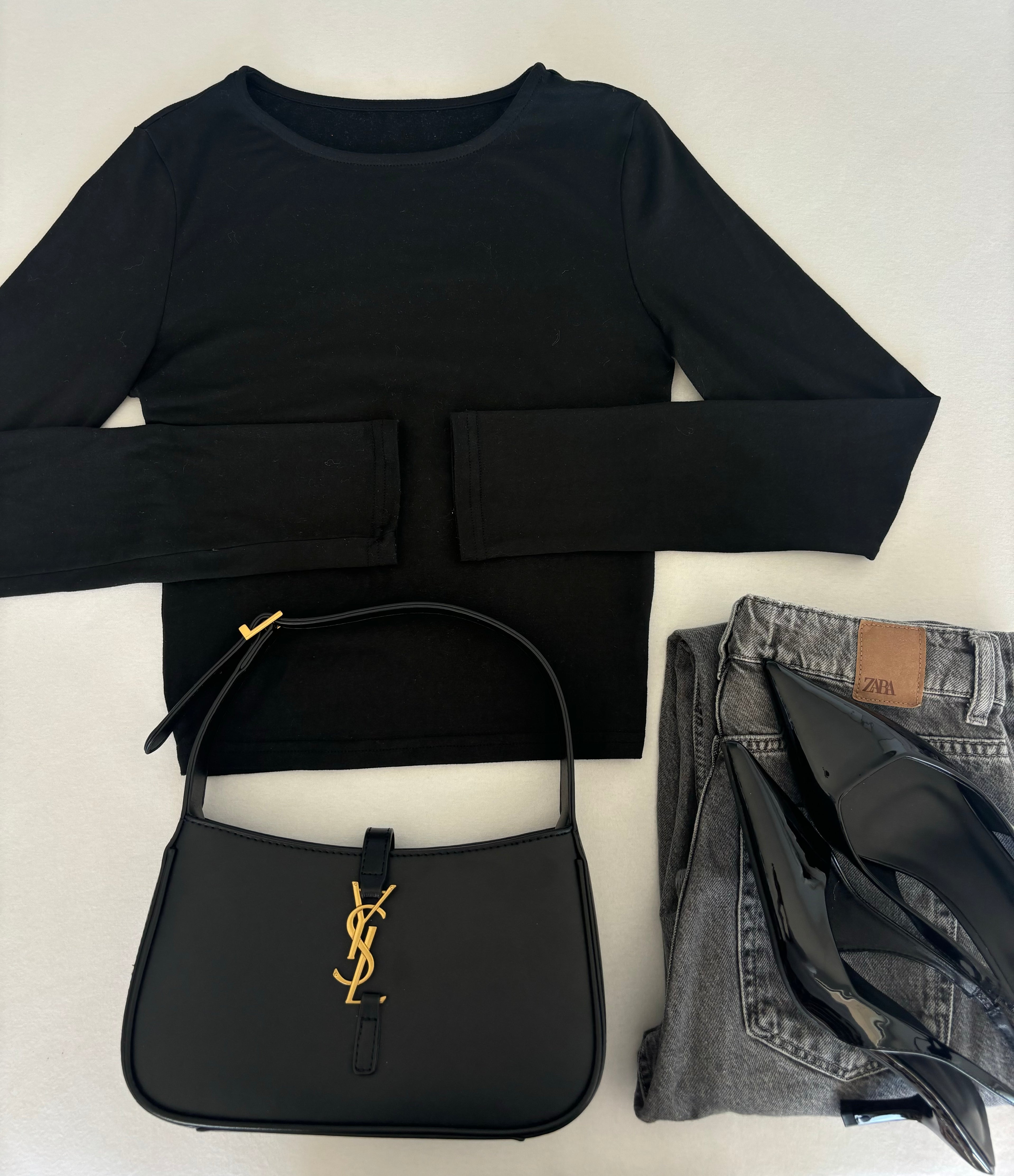 Haut noir basic taille S/M